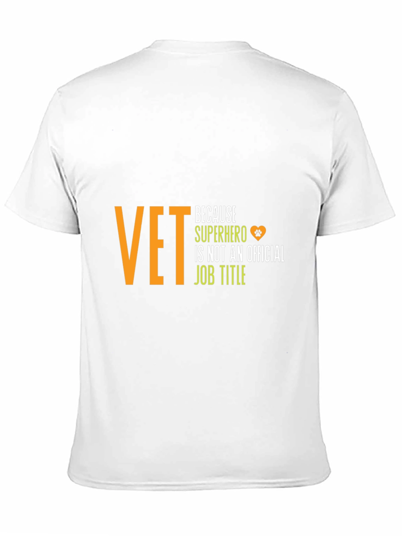 Vet Superhero T-Shirt - Black Cotton Tee