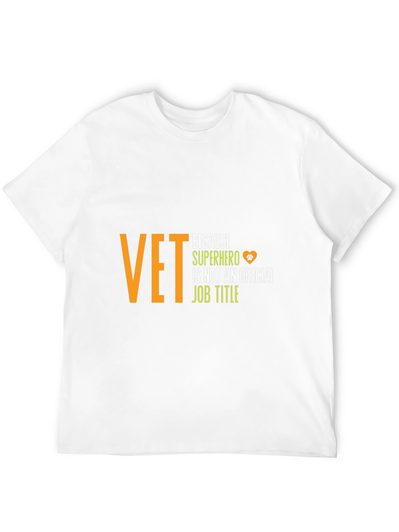 Vet Superhero T-Shirt - Black Cotton Tee
