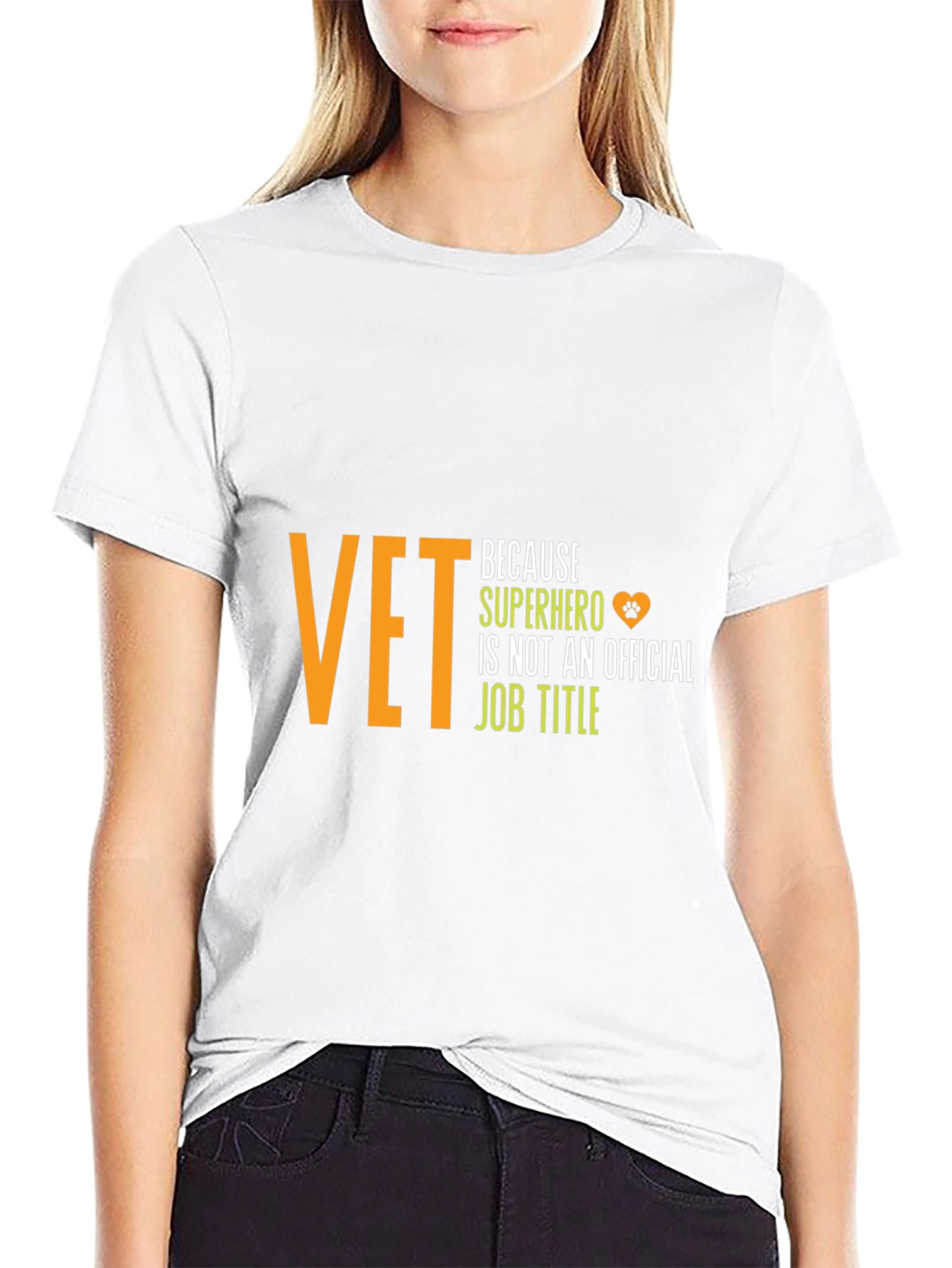 Vet Superhero T-Shirt - Black Cotton Tee