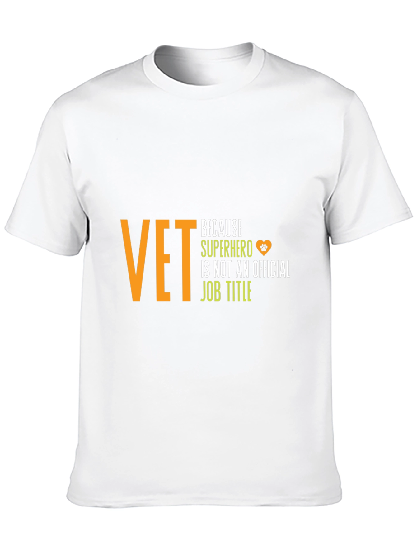 Vet Superhero T-Shirt - Black Cotton Tee