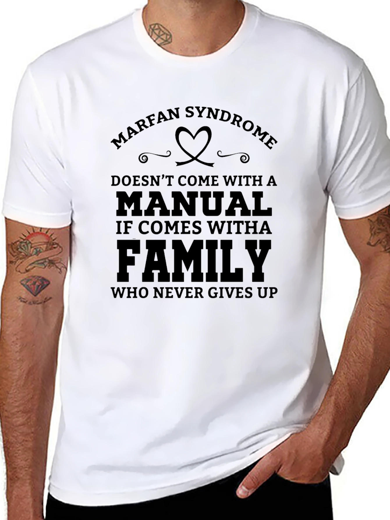 Marfan Syndrome Family Support T-Shirt