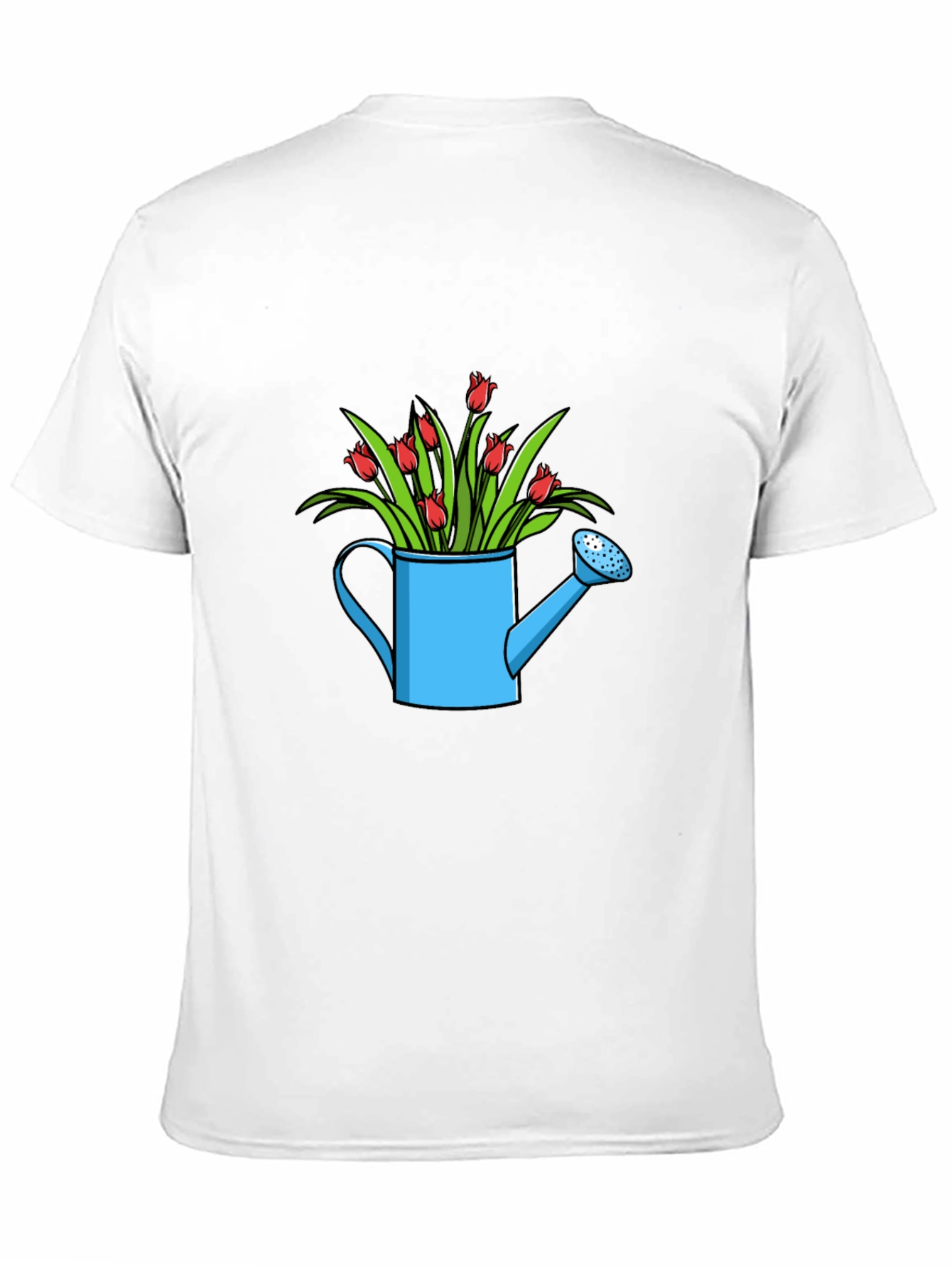 Watering Can with Flowers Graphic Tee