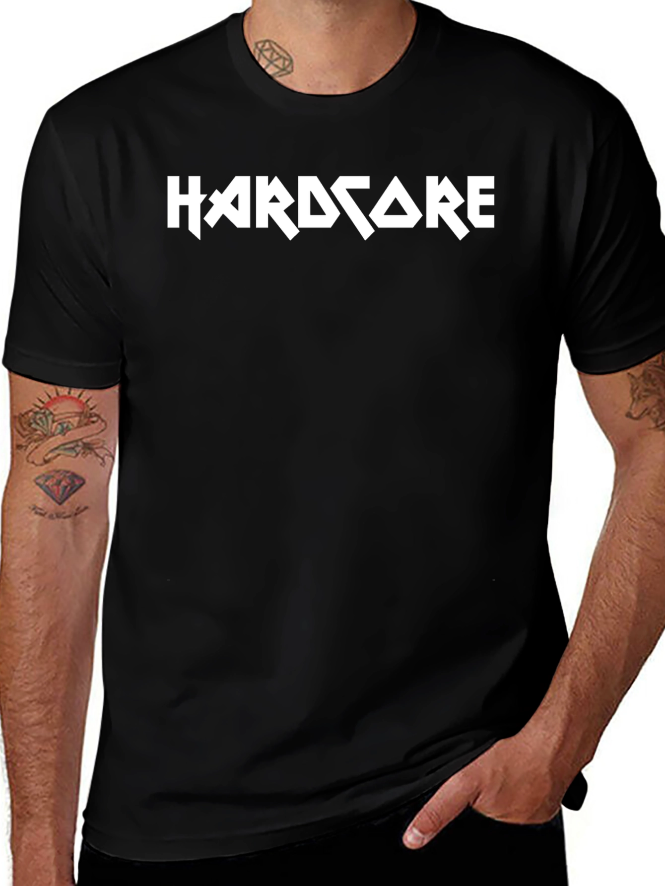 Hardcore T-Shirt - Bold Graphic Tee