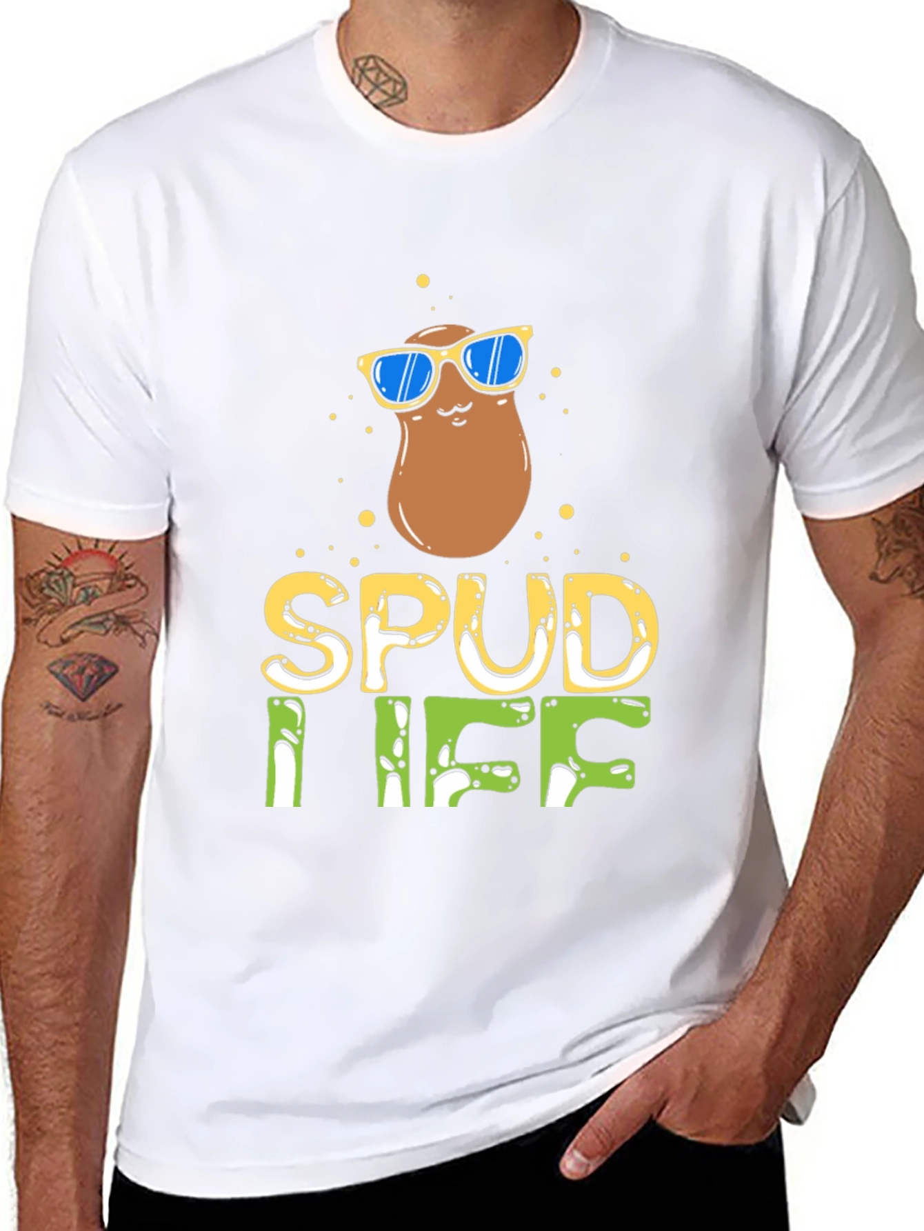 Spud Life Graphic Tee - Potato Coolness