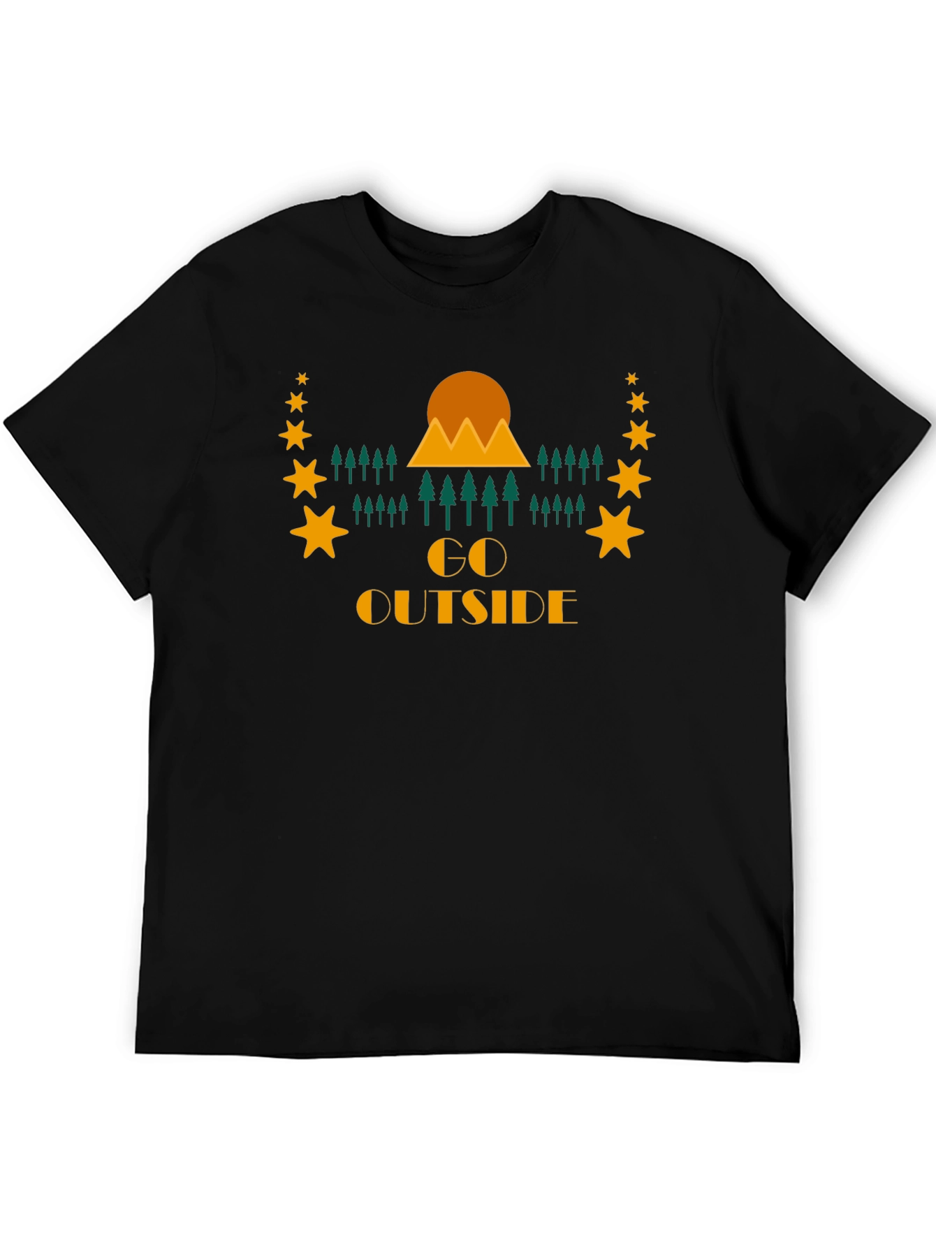 Go Outside Graphic Tee - Nature Adventure Shirt