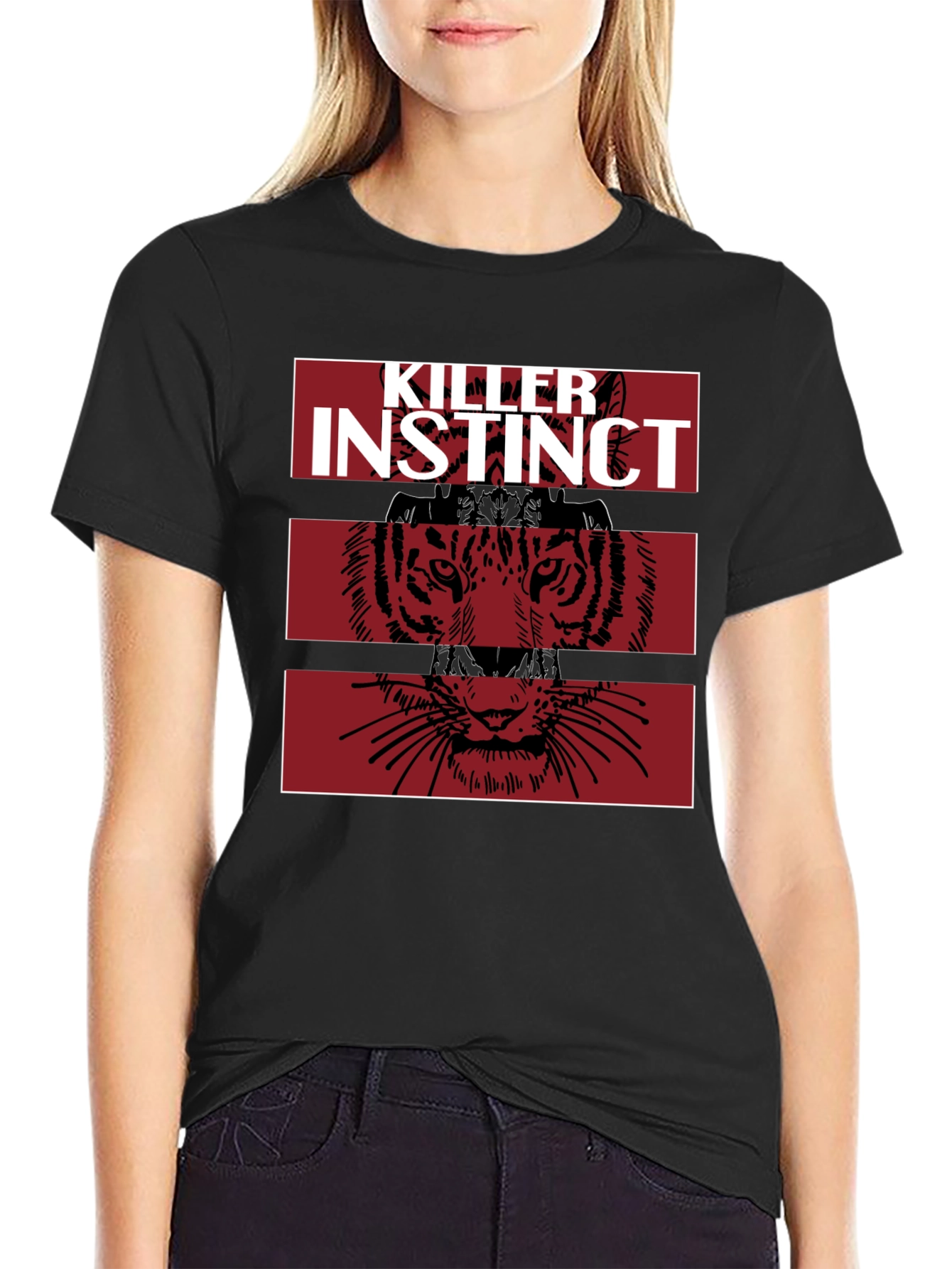 Killer Instinct Tiger Graphic Tee - Black