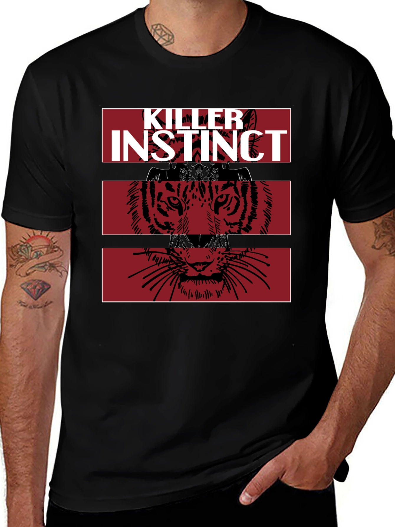 Killer Instinct Tiger Graphic Tee - Black