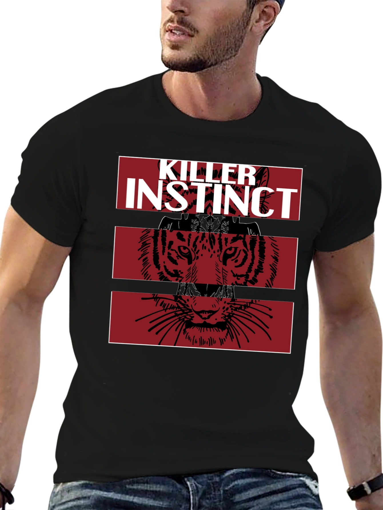 Killer Instinct Tiger Graphic Tee - Black