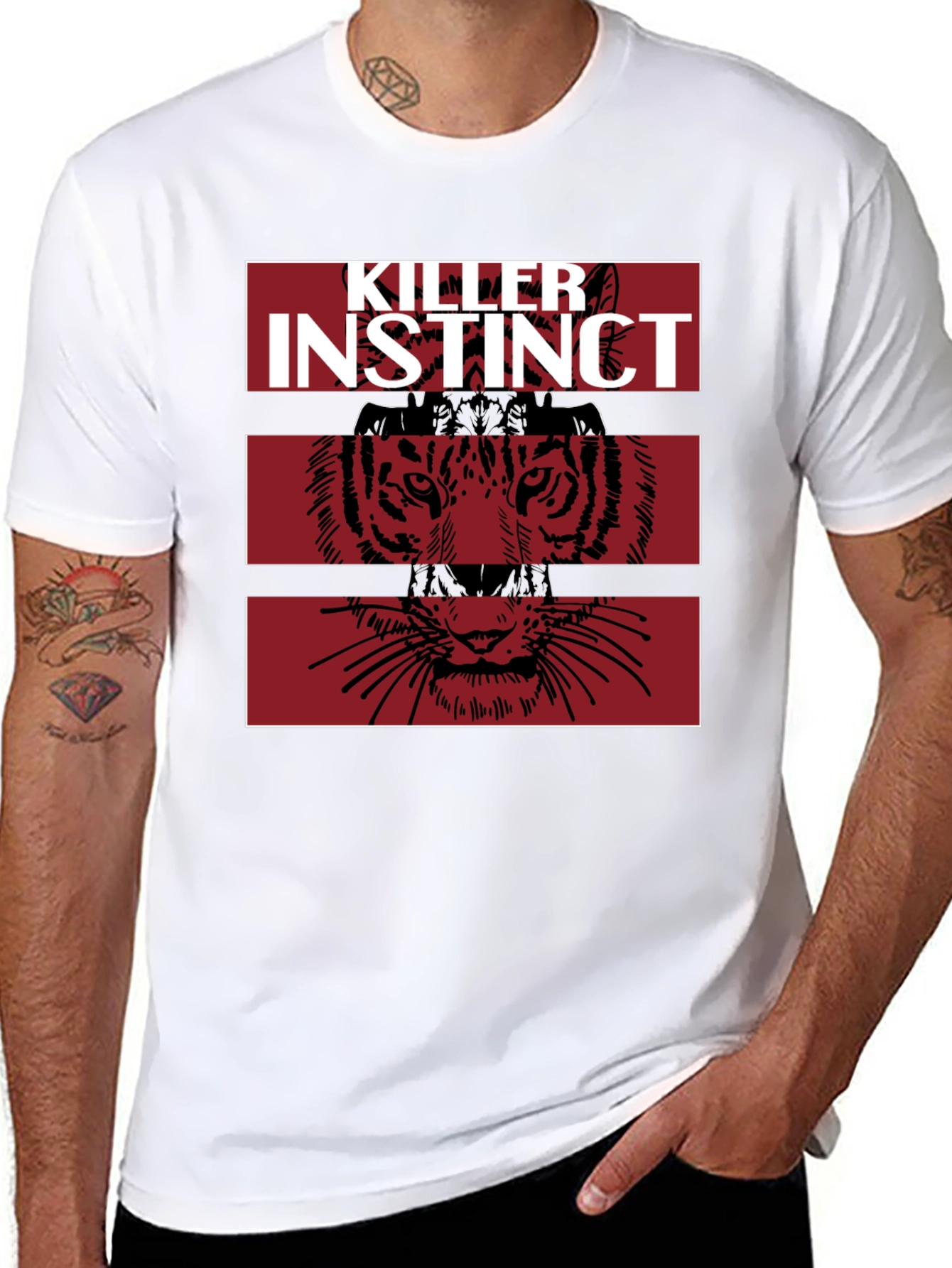 Killer Instinct Tiger Graphic Tee - Black