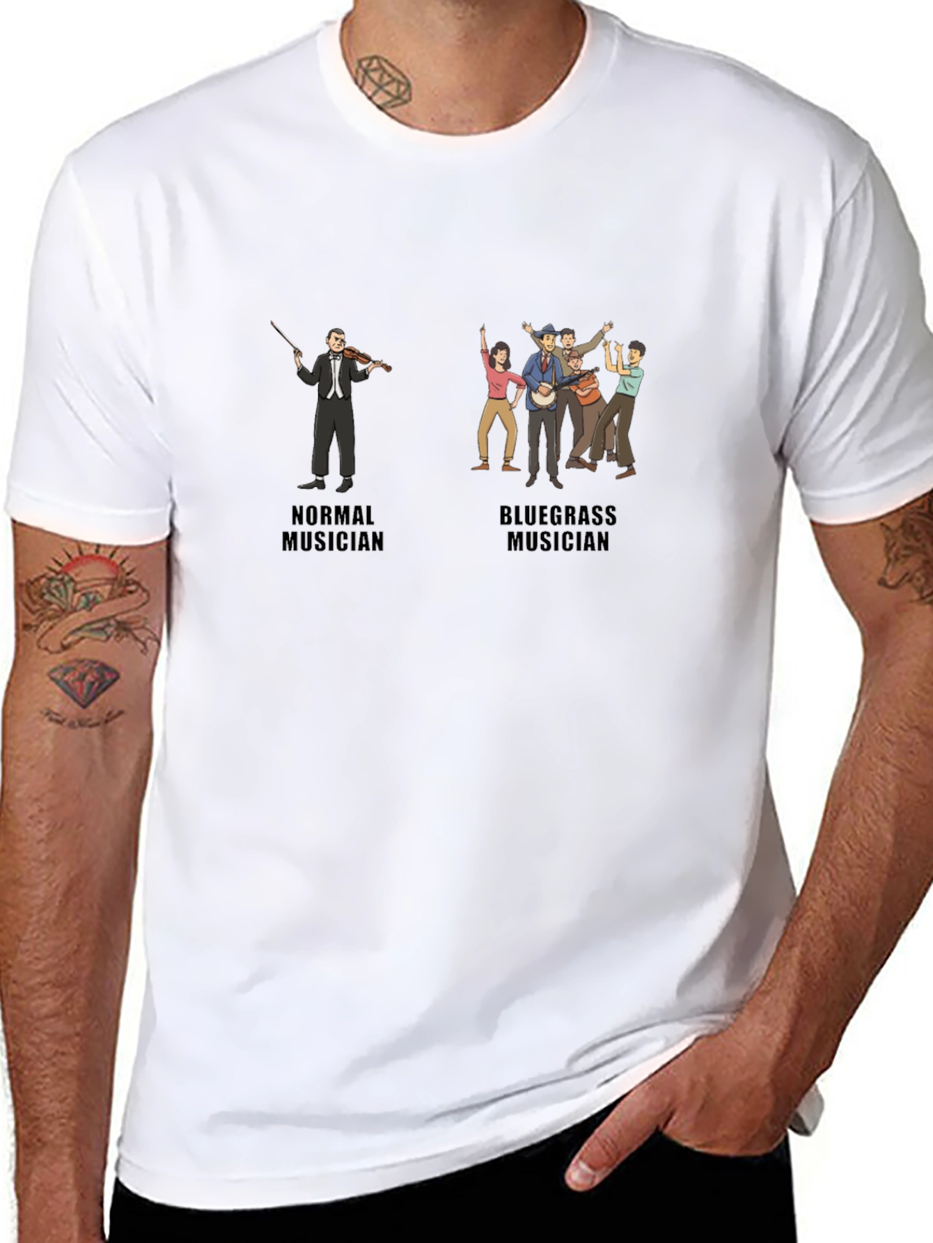 Musician Graphic Novelty T-Shirt