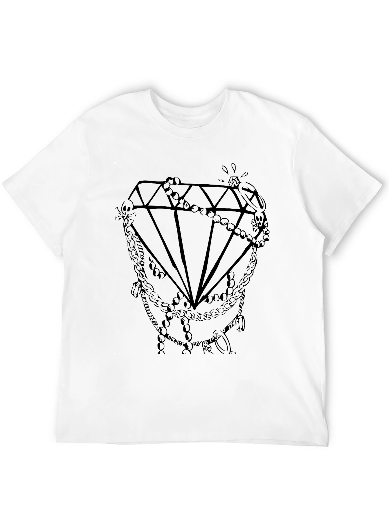 Diamond Graphic Tee - Modern Style