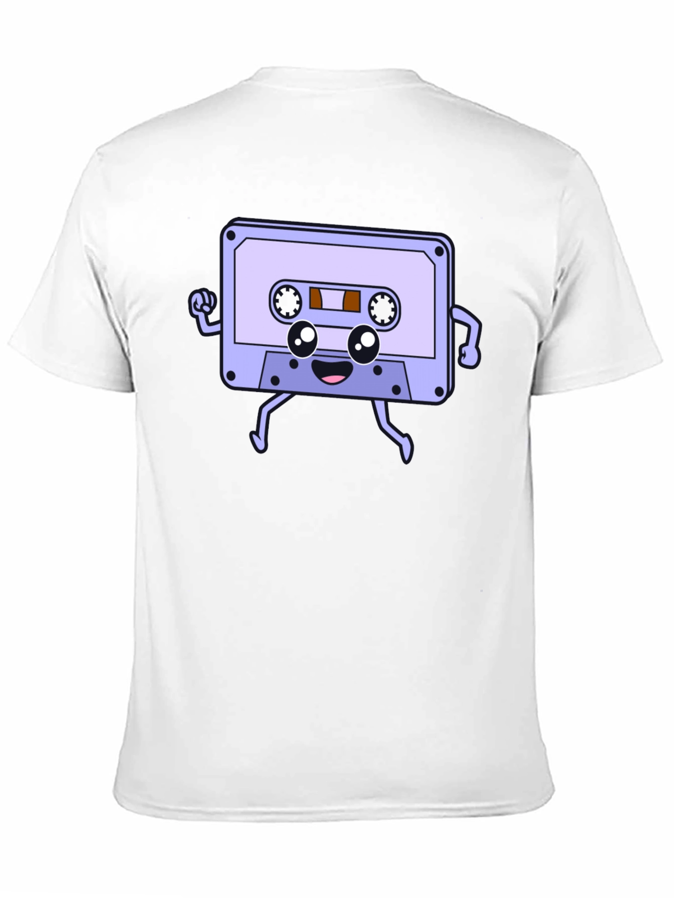 Retro Cassette Tape Cartoon Graphic Tee
