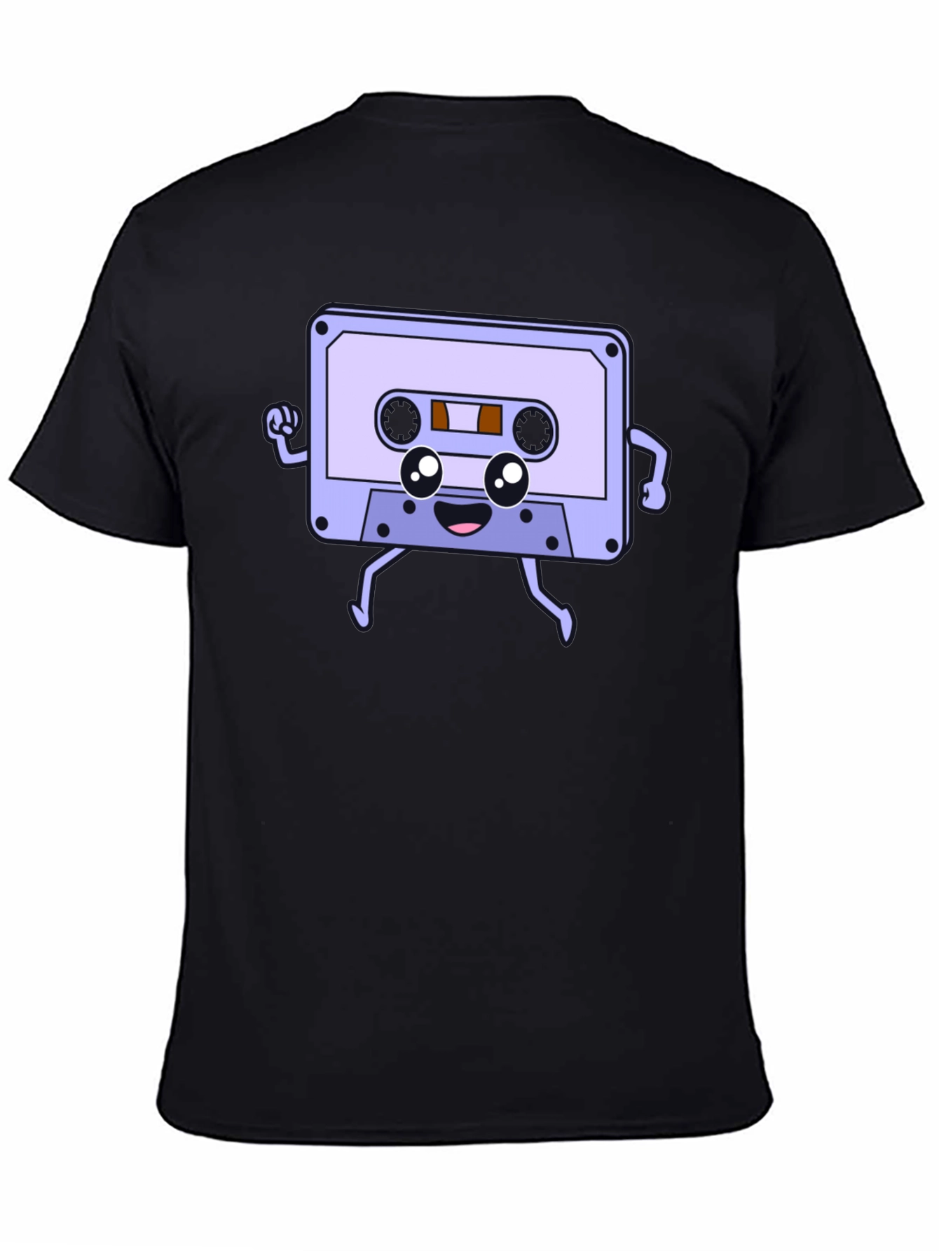 Retro Cassette Tape Cartoon Graphic Tee