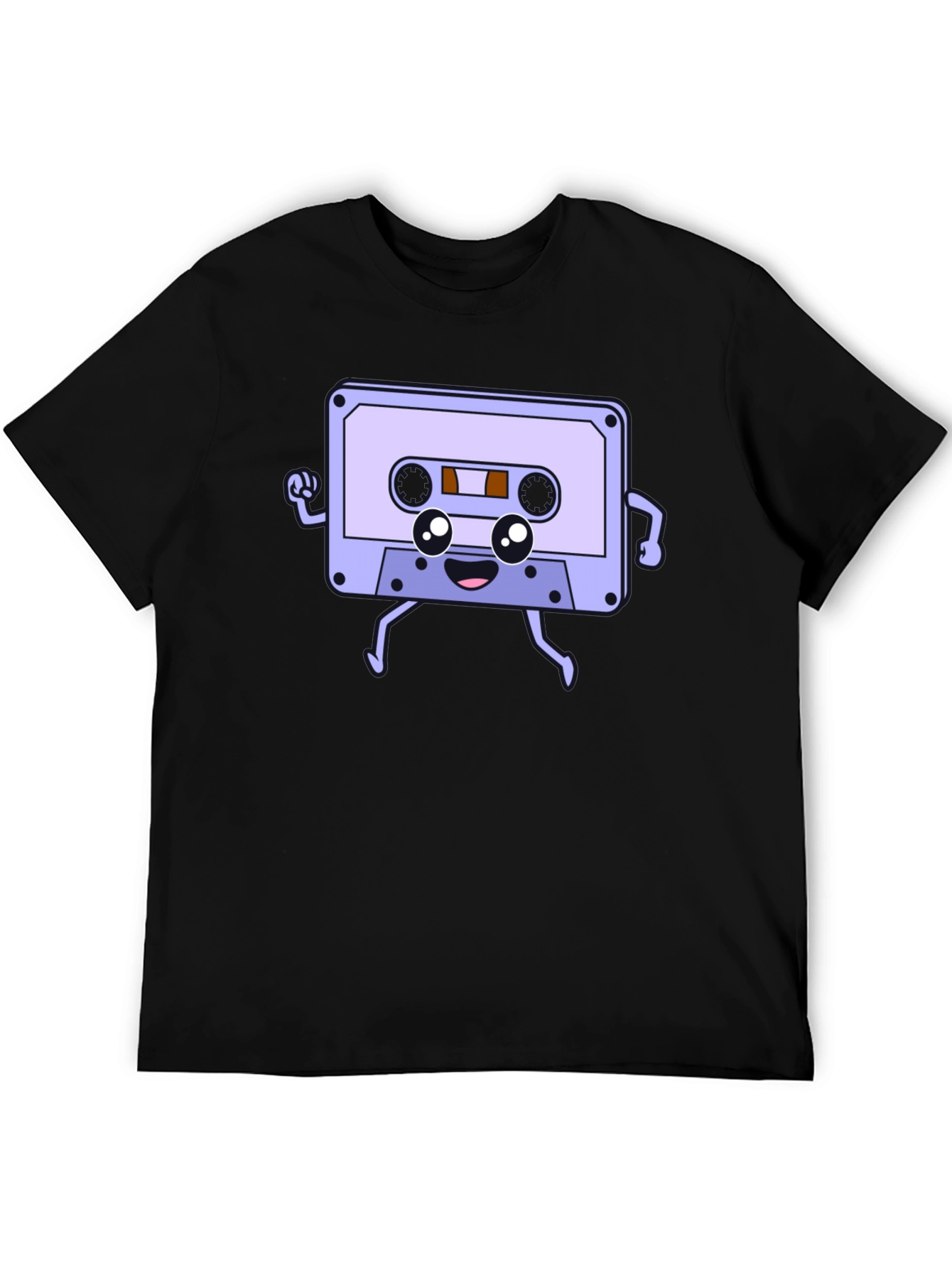 Retro Cassette Tape Cartoon Graphic Tee