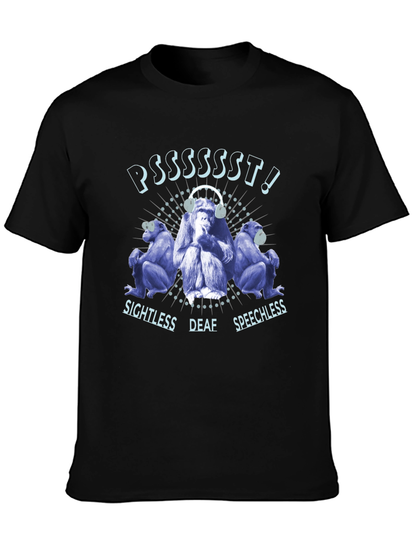 Hear No See No Speak No Evil T-Shirt