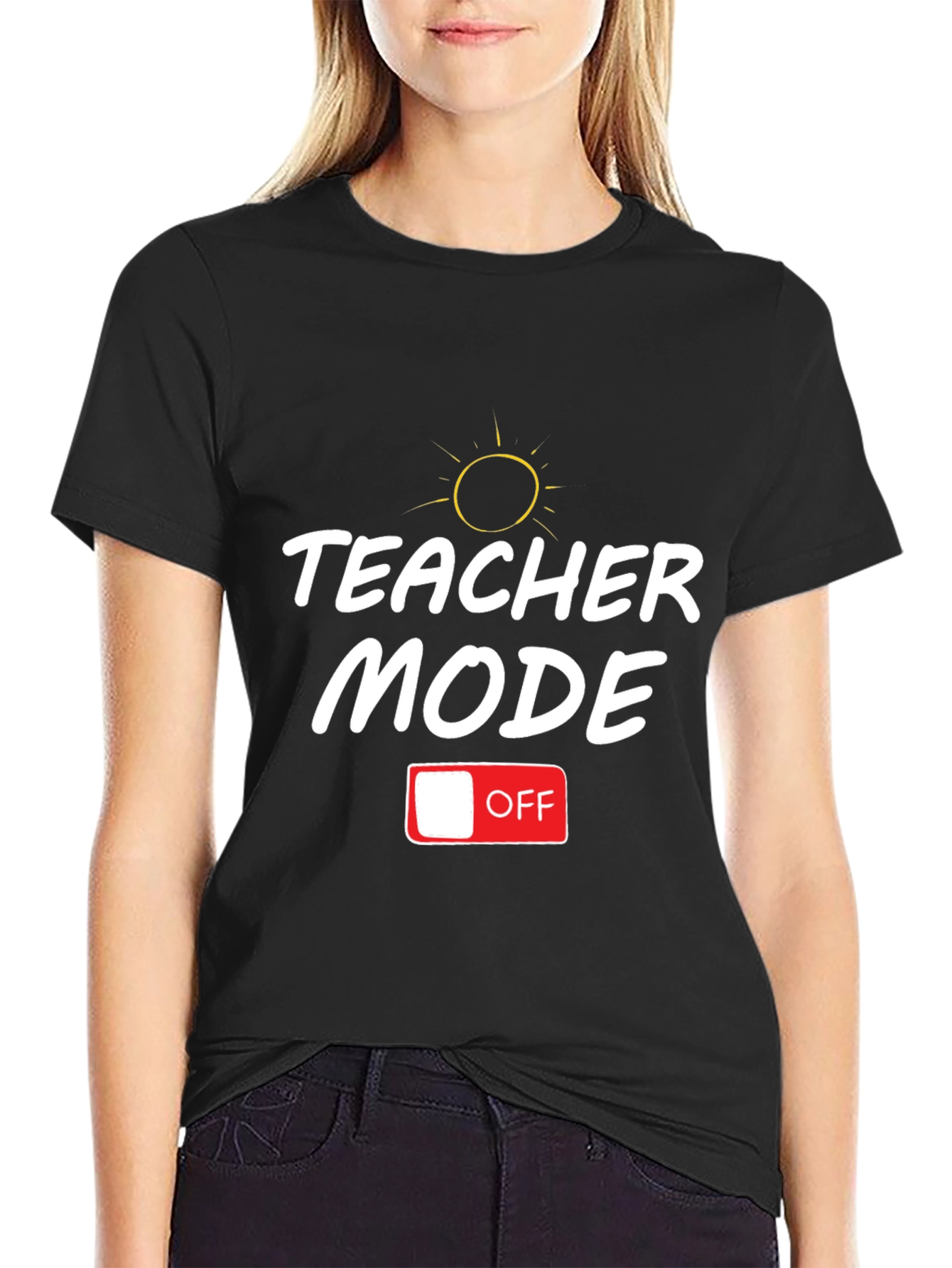 Teacher Mode Off T-Shirt - Relax & Recharge!
