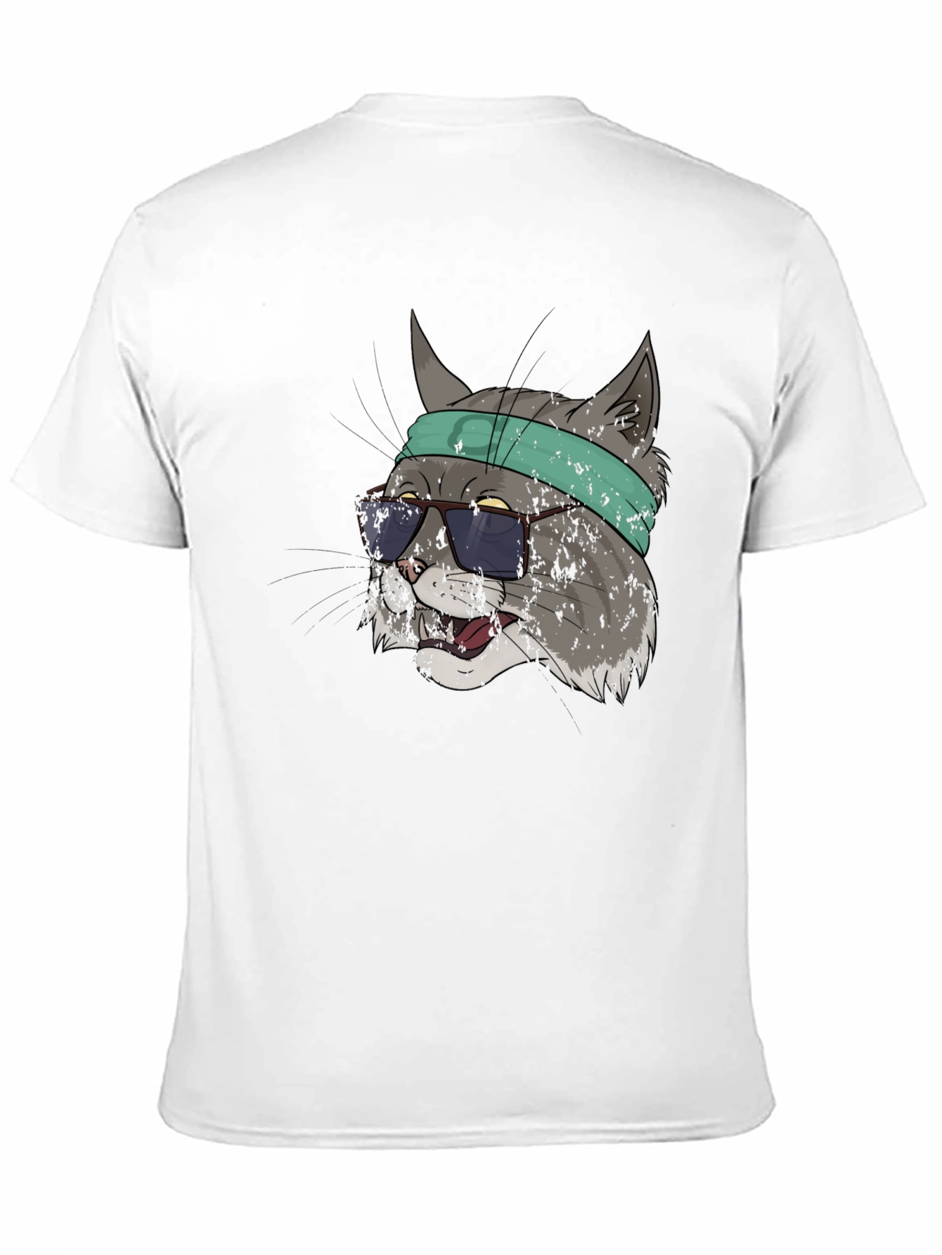 Cool Cat Graphic Tee - Unisex Black T-Shirt