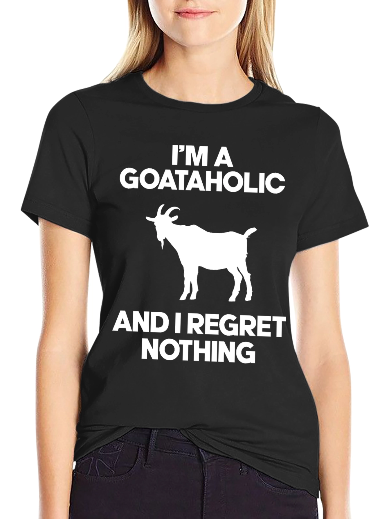 Goataholic Graphic Tee - Regret Nothing!