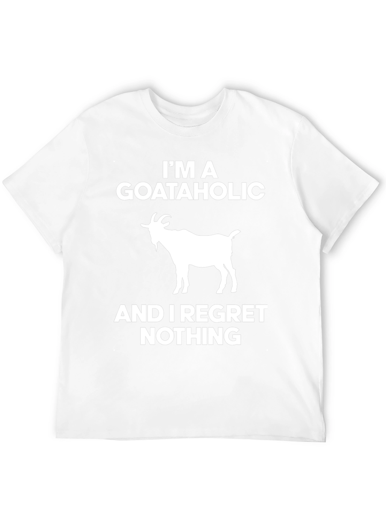 Goataholic Graphic Tee - Regret Nothing!