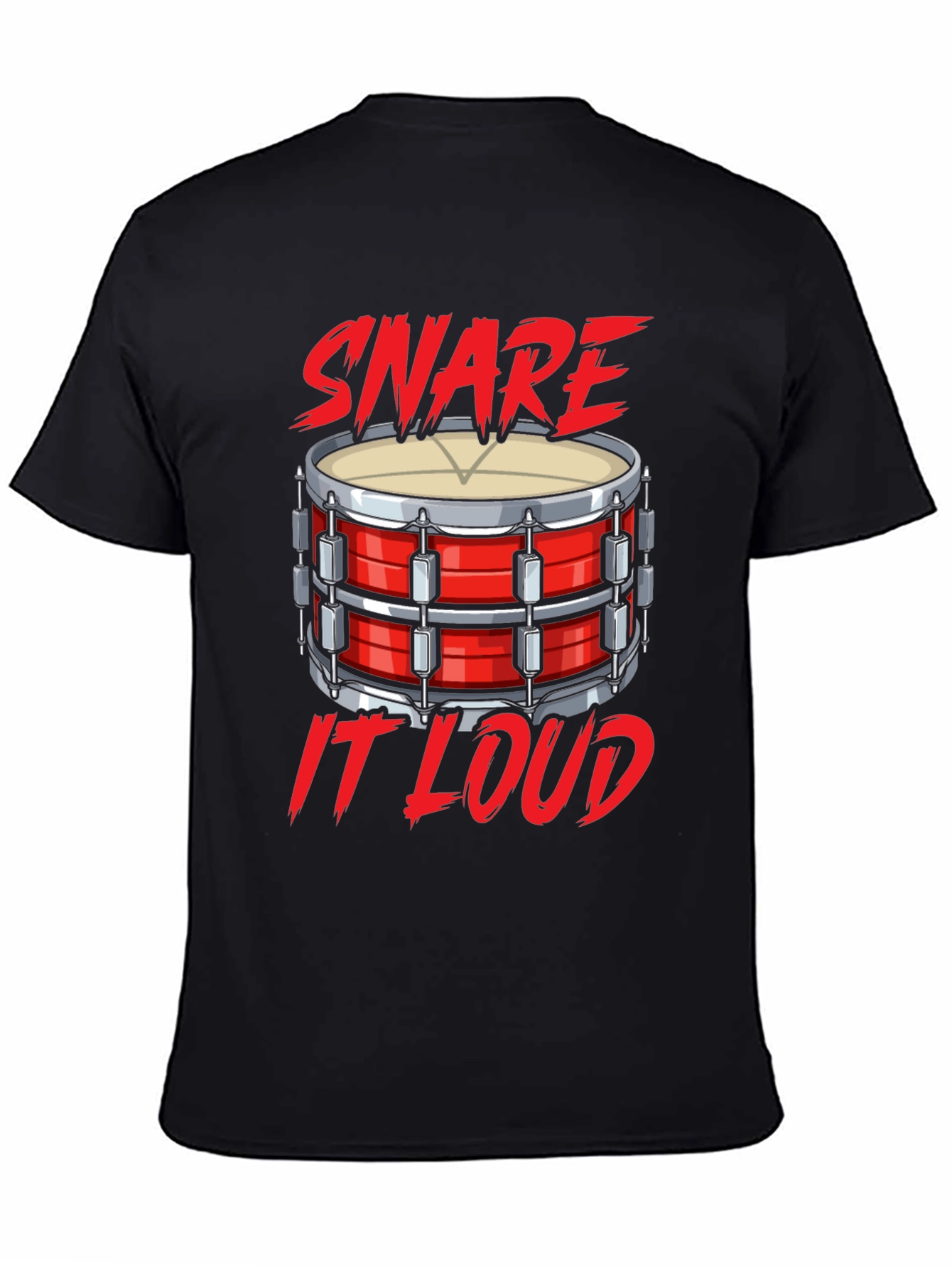 Snare It Loud Black T-Shirt