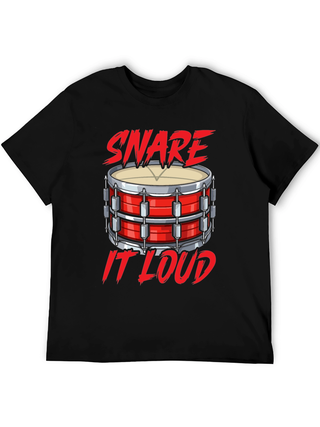 Snare It Loud Black T-Shirt