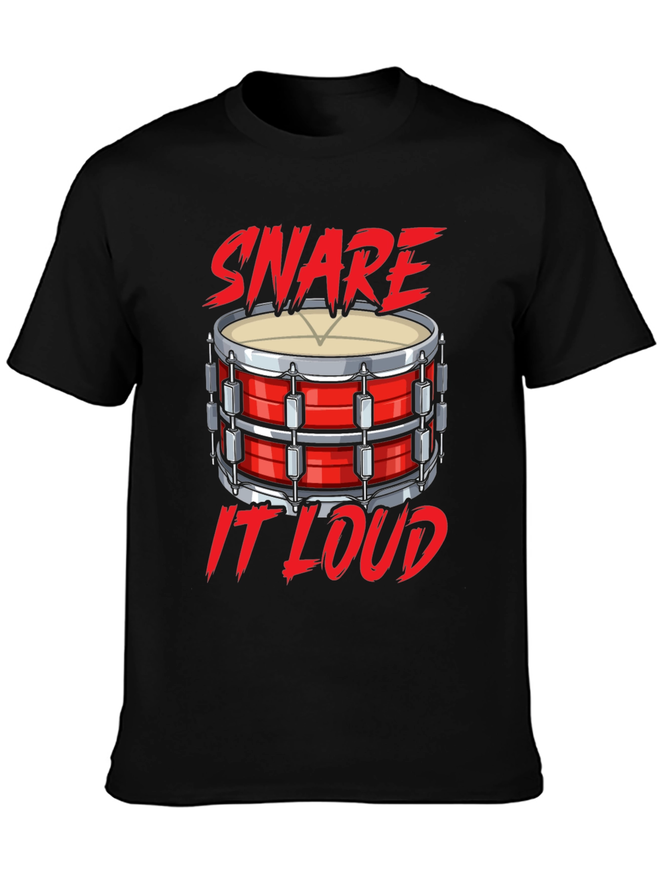 Snare It Loud Black T-Shirt