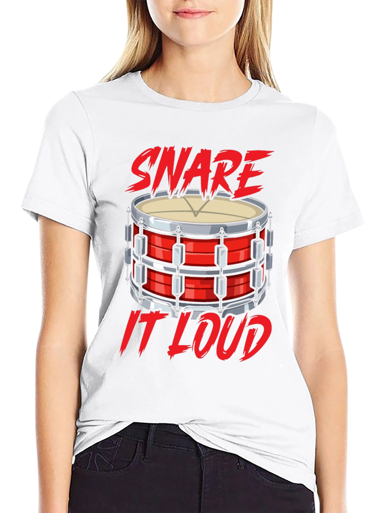 Snare It Loud Black T-Shirt