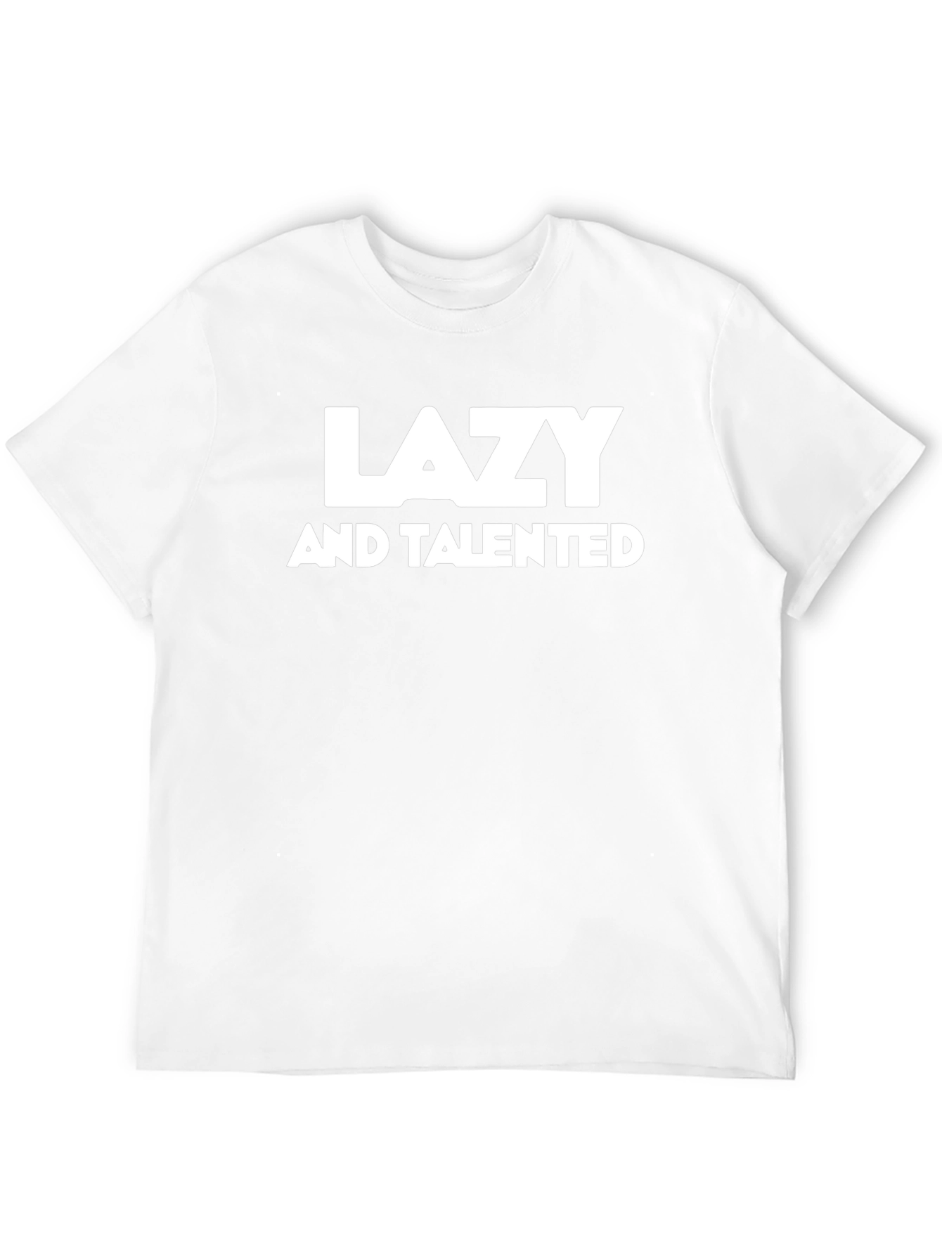 Lazy and Talented Graphic T-Shirt - Crew Neck