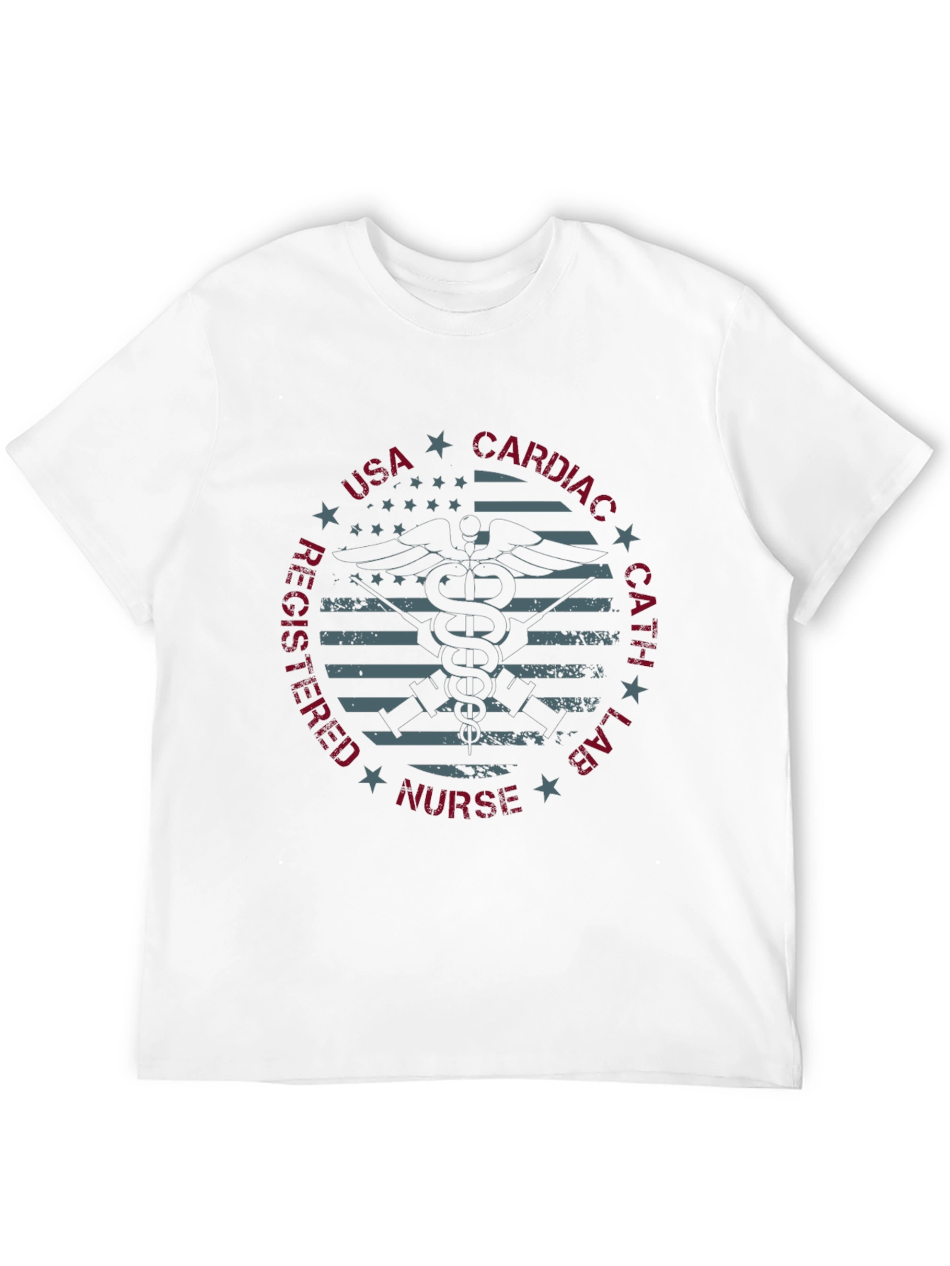 USA Cardiac Nurse T-Shirt