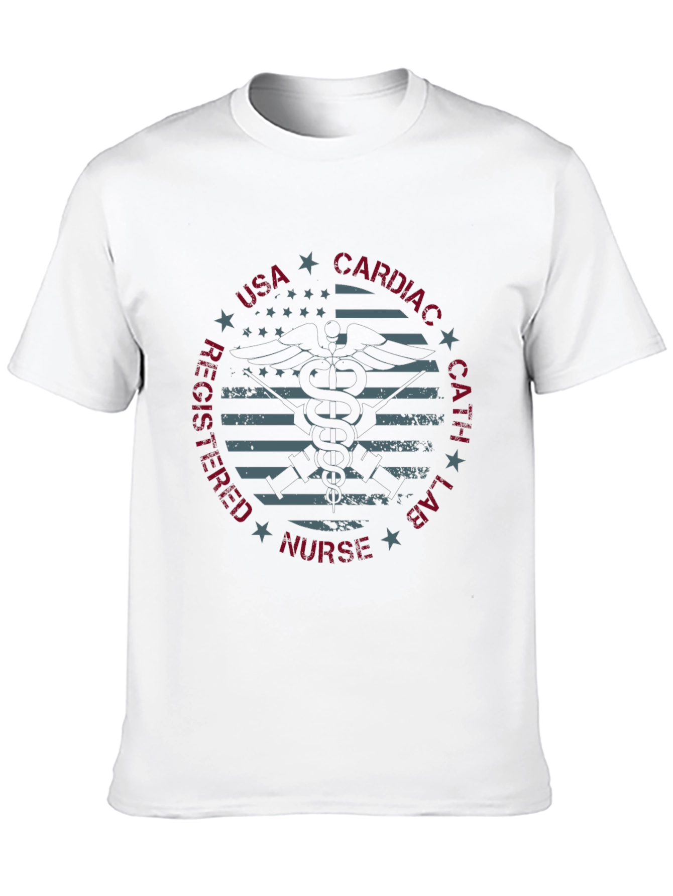 USA Cardiac Nurse T-Shirt
