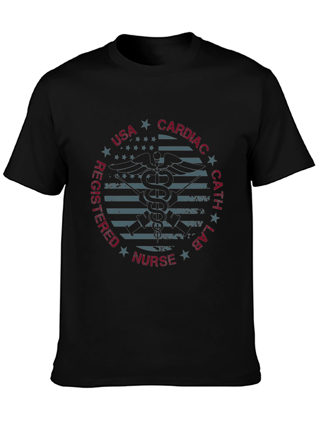 USA Cardiac Nurse T-Shirt