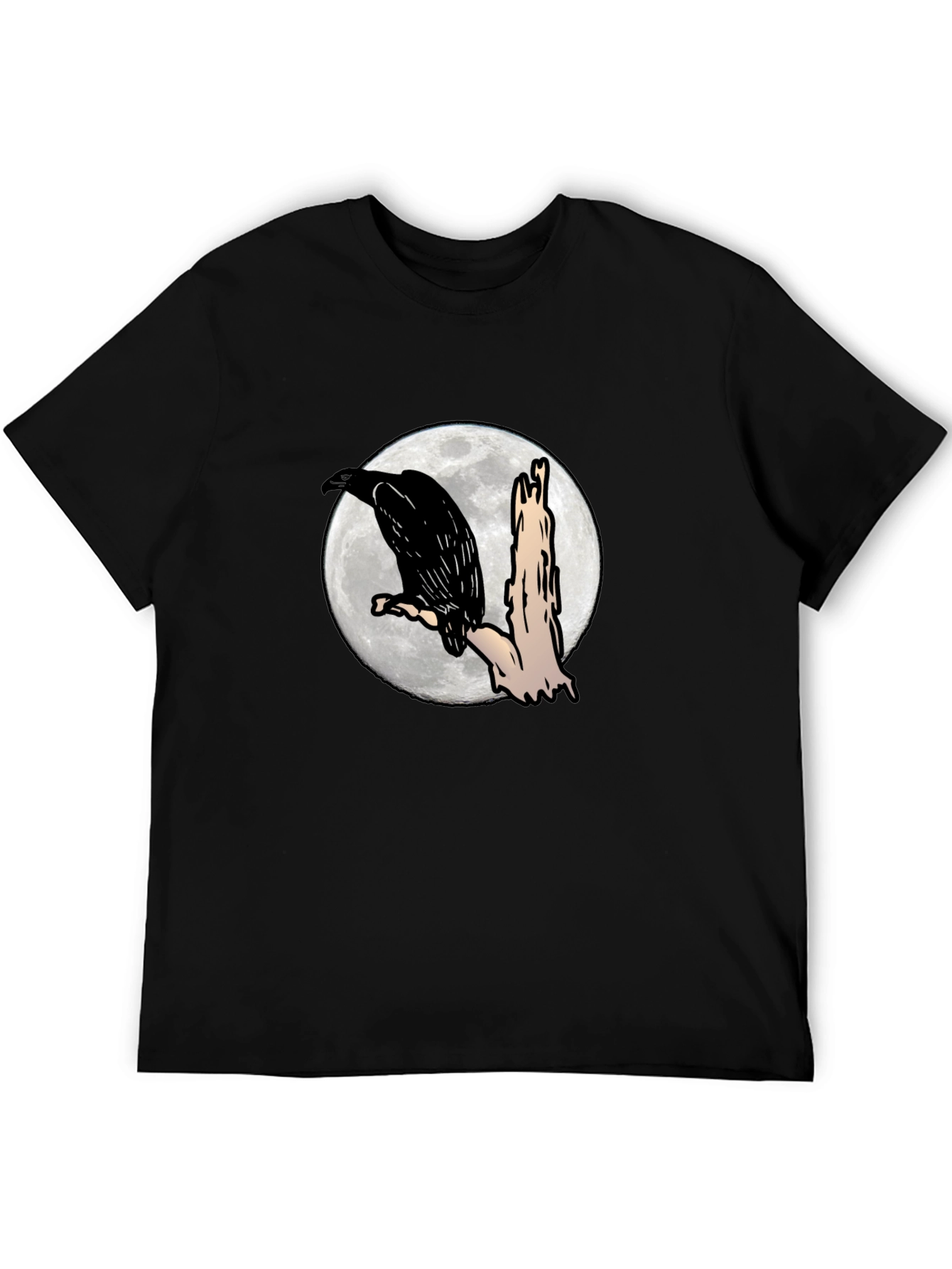 Raven Moon Black T-Shirt