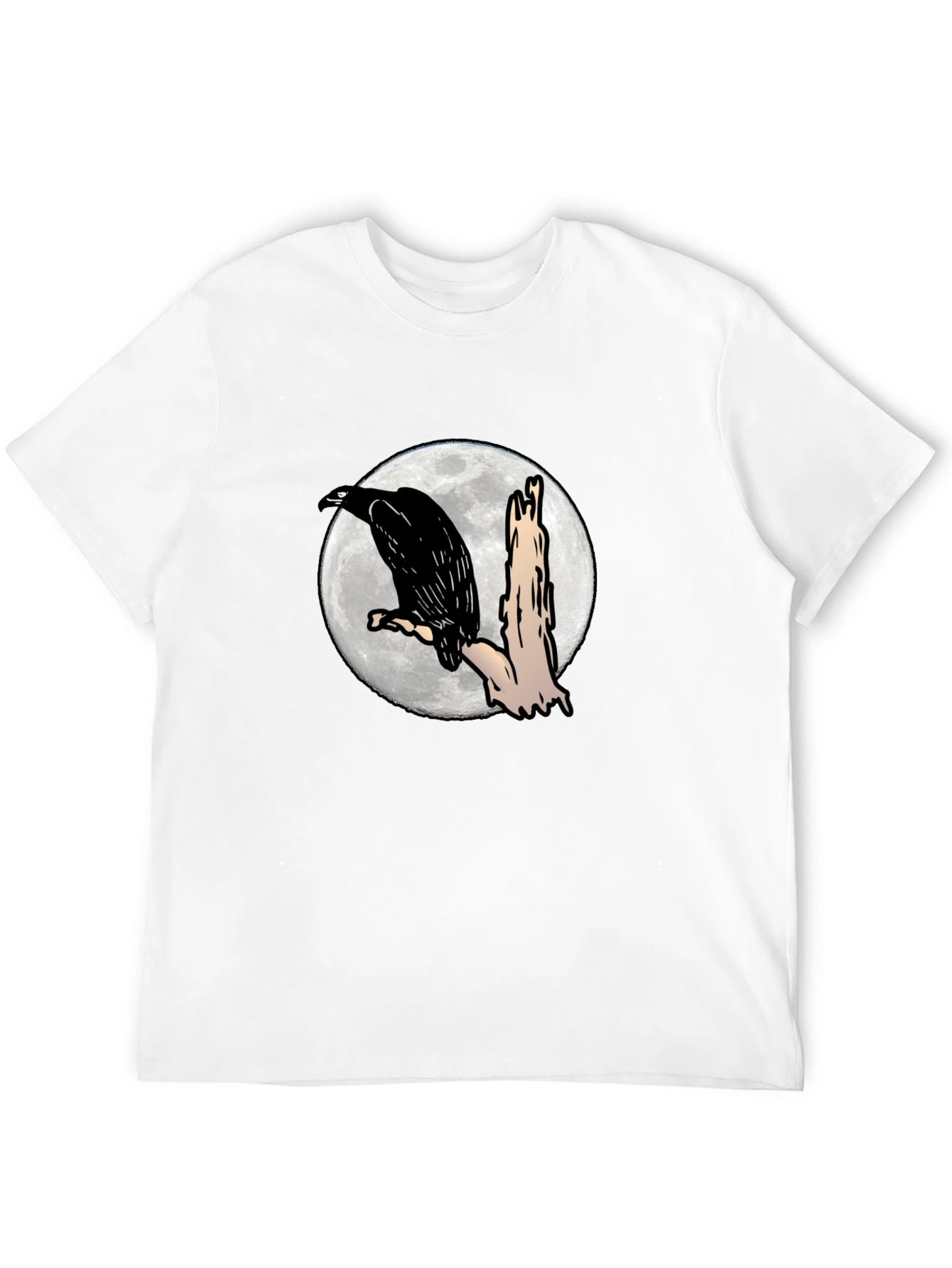 Raven Moon Black T-Shirt