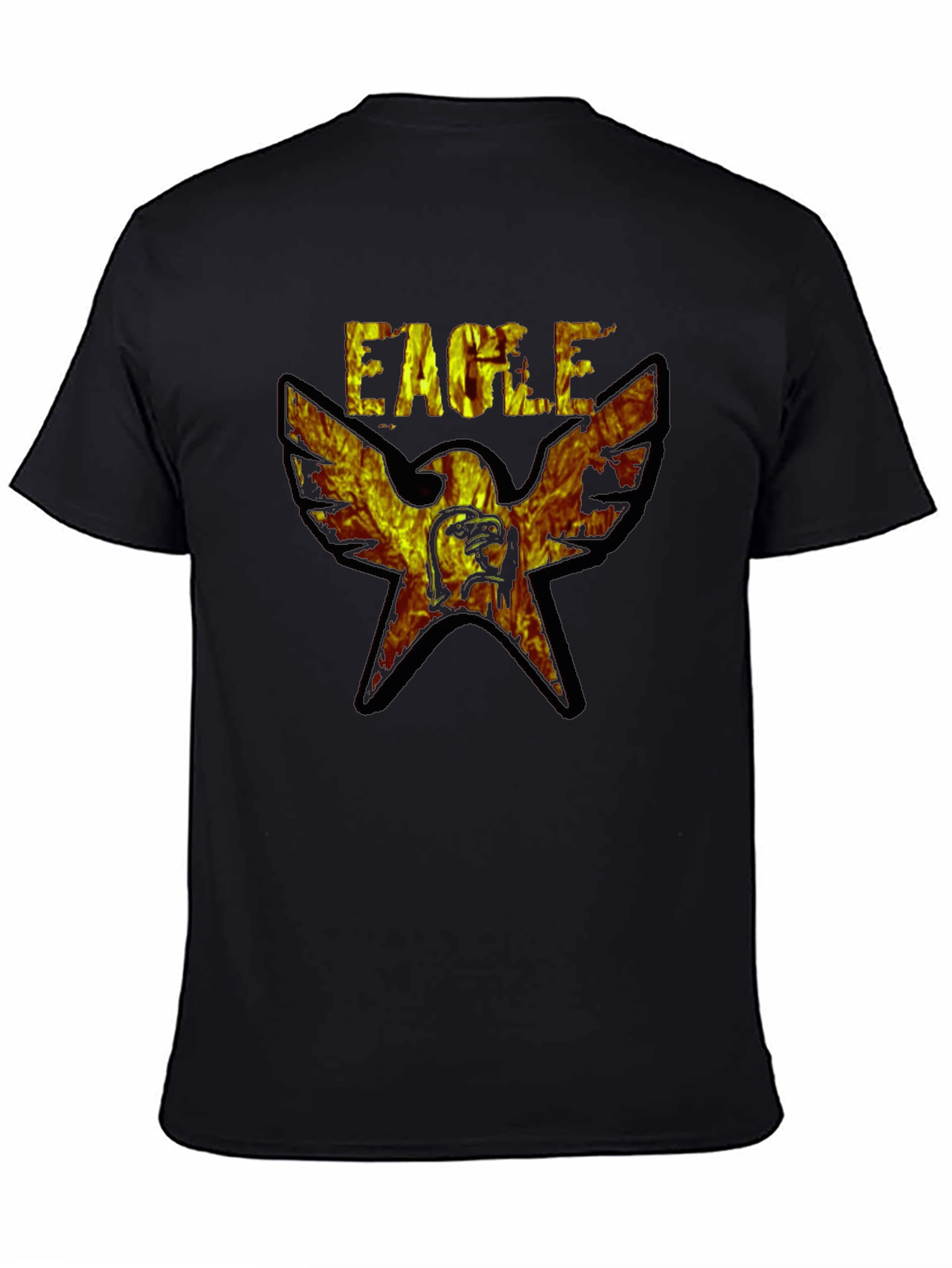 Fiery Eagle Graphic T-Shirt - Bold & Unique Design