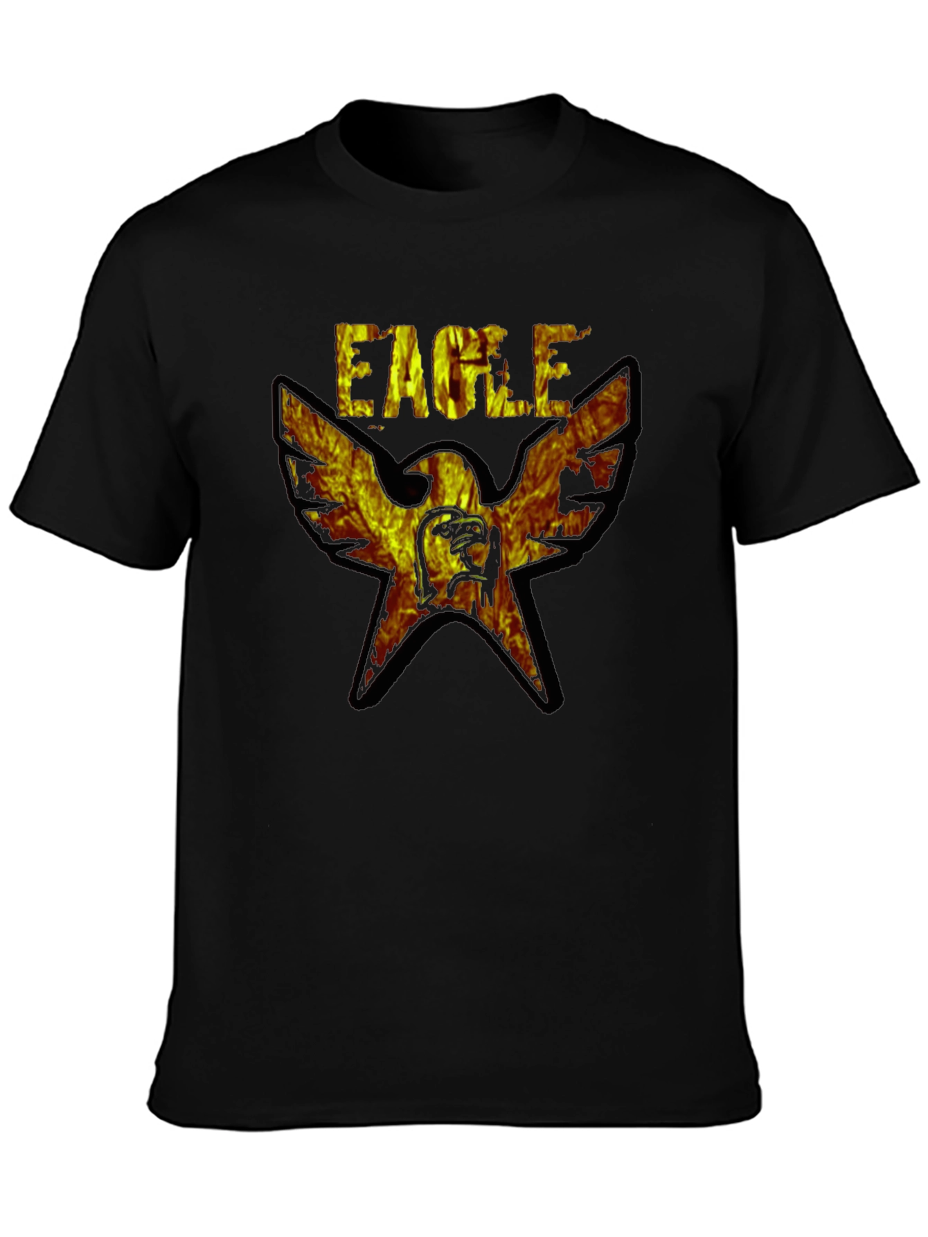 Fiery Eagle Graphic T-Shirt - Bold & Unique Design