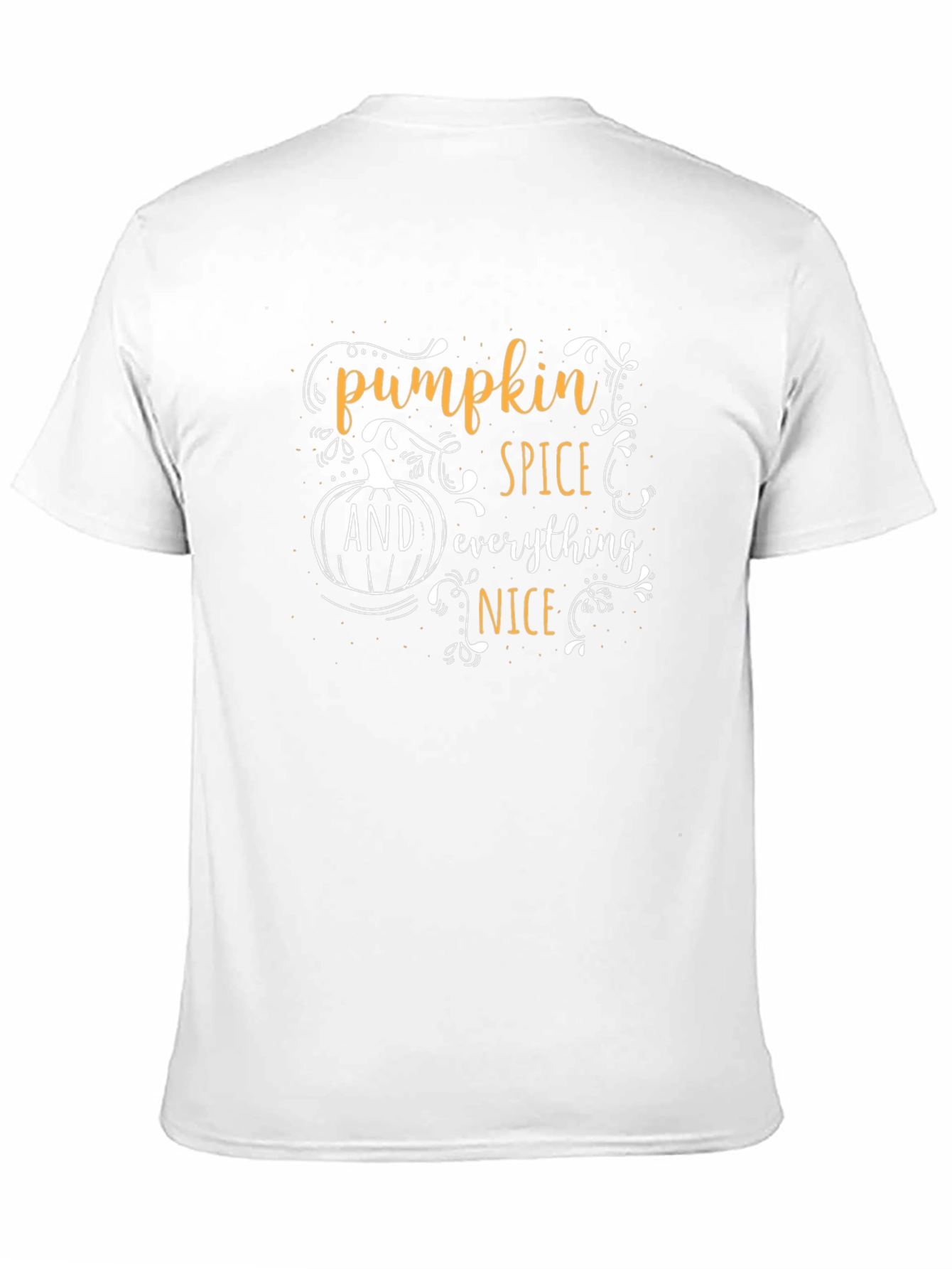 Pumpkin Spice Everything Nice Black T-Shirt