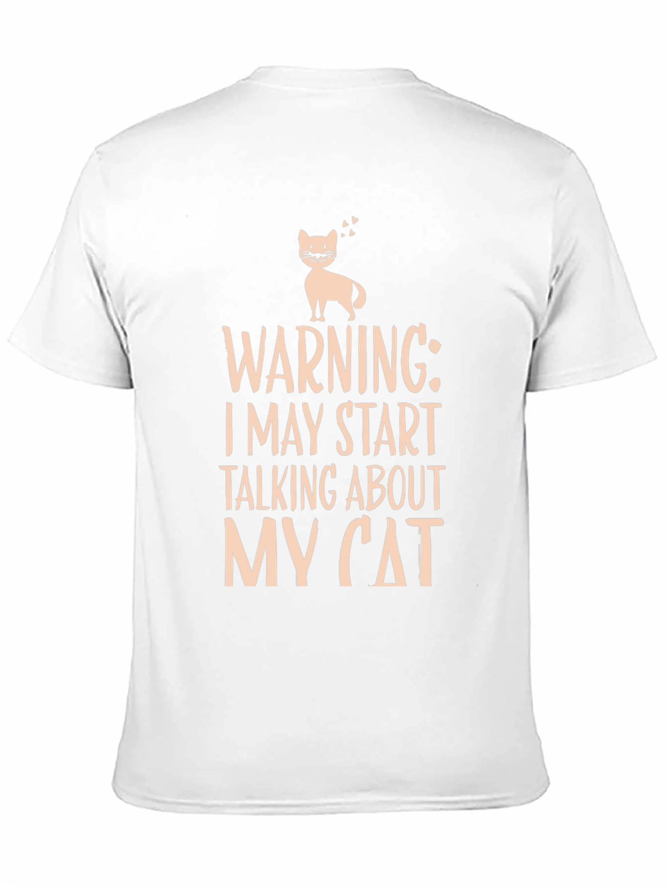 Warning Cat Lover Graphic T-Shirt