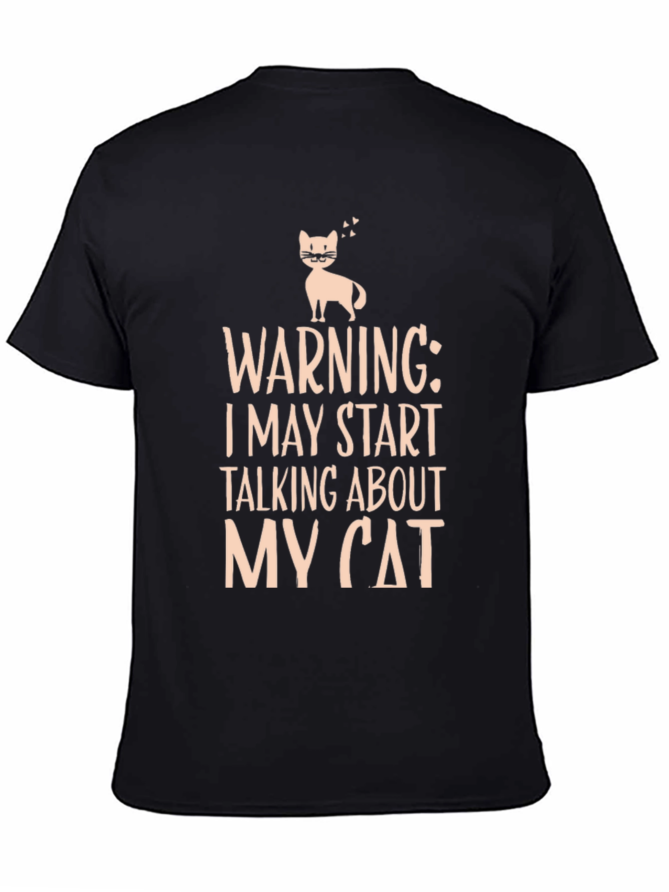 Warning Cat Lover Graphic T-Shirt