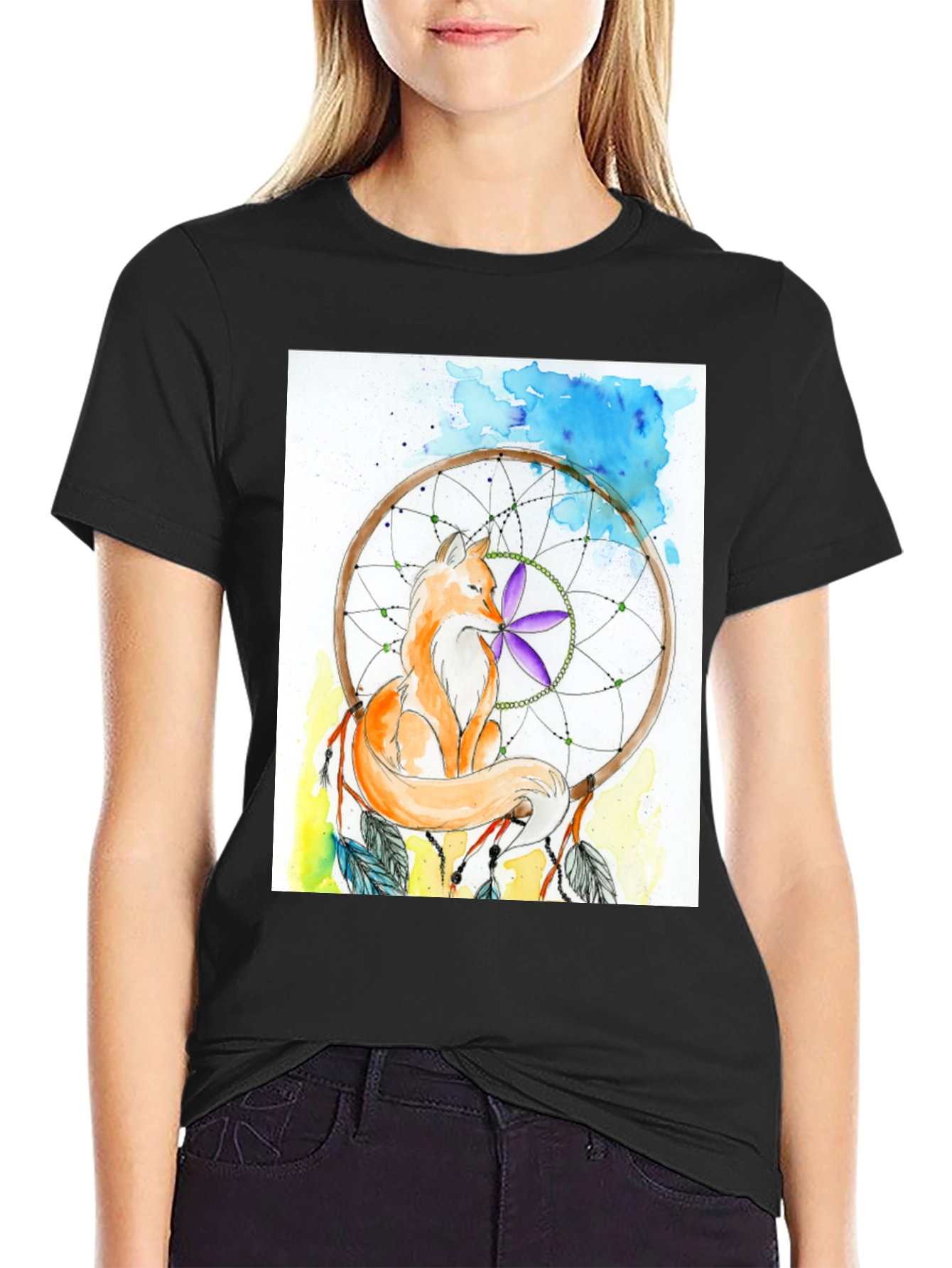 Fox Dreamcatcher Graphic Tee - Unisex