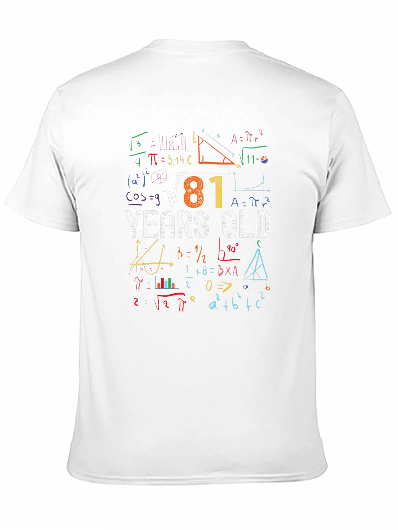 81 Years Old Math Equations T-Shirt