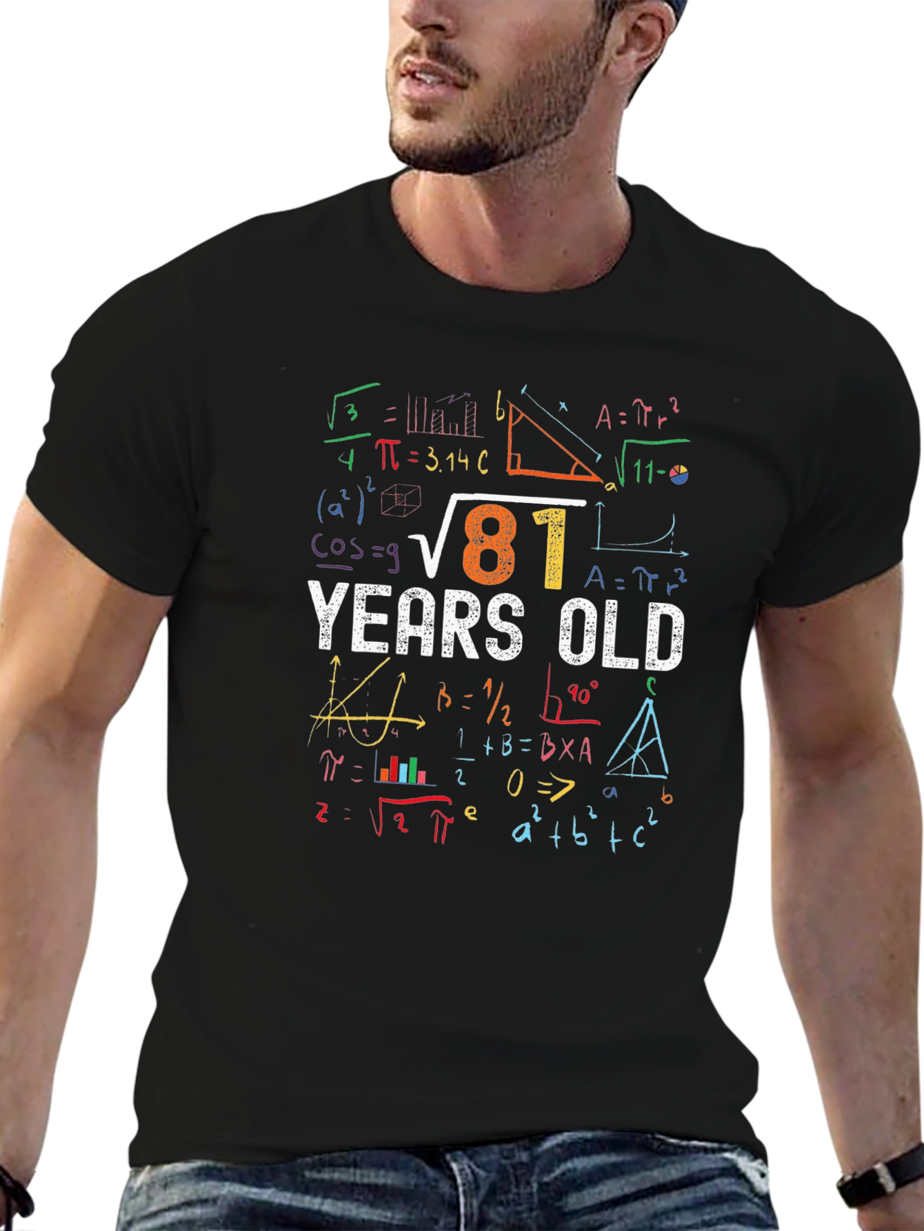 81 Years Old Math Equations T-Shirt
