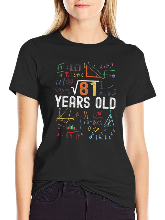 81 Years Old Math Equations T-Shirt