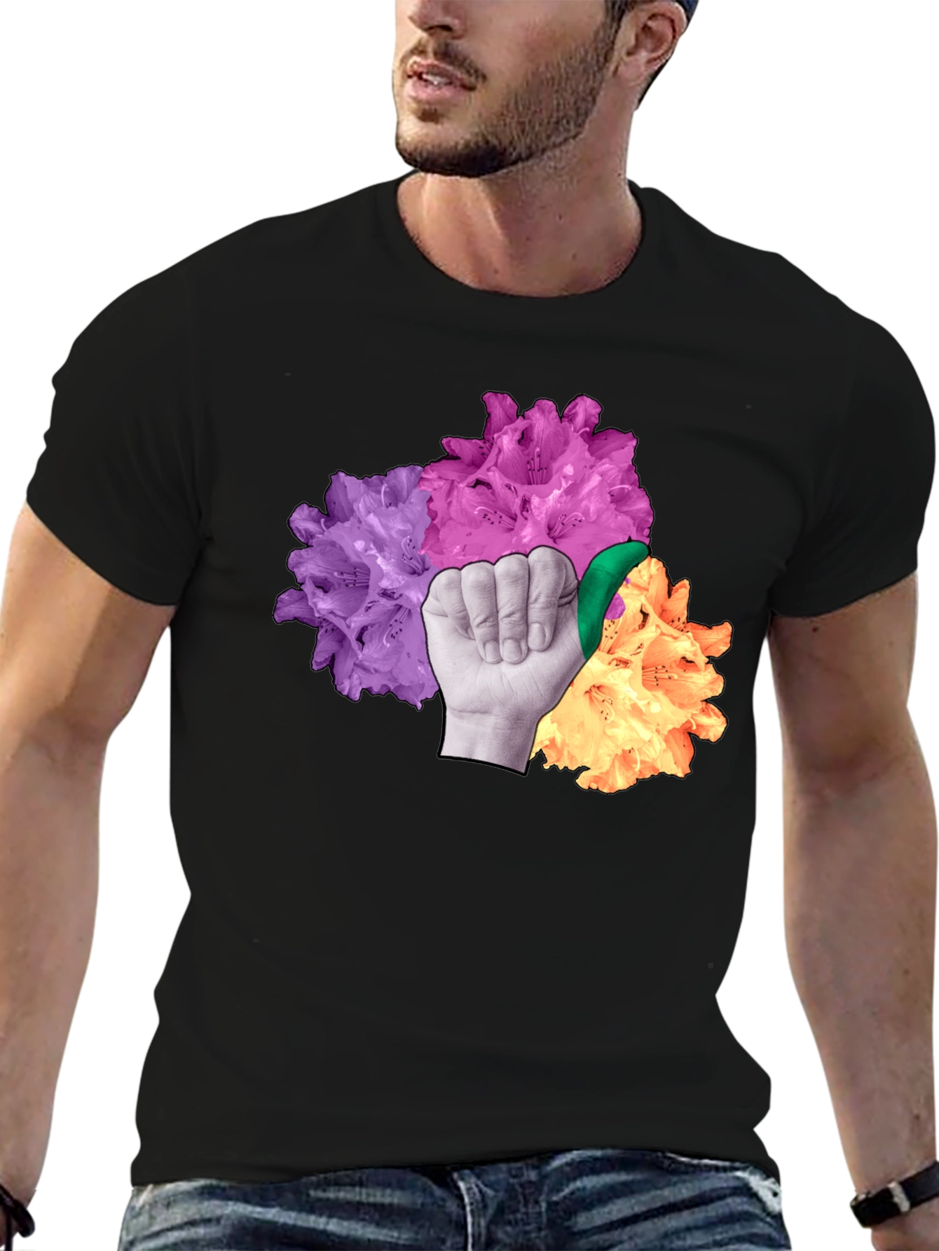 Floral Hand T-Shirt