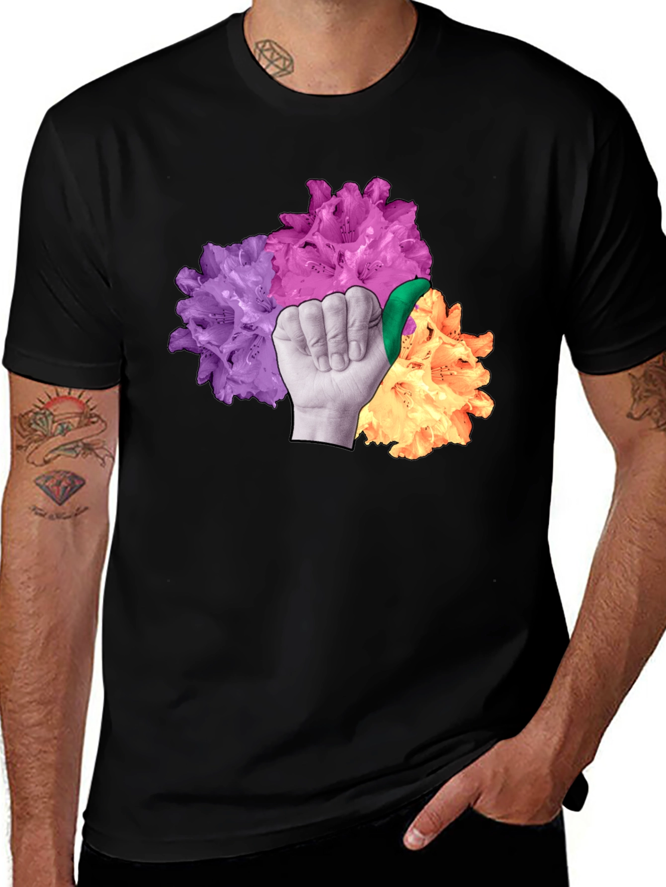 Floral Hand T-Shirt