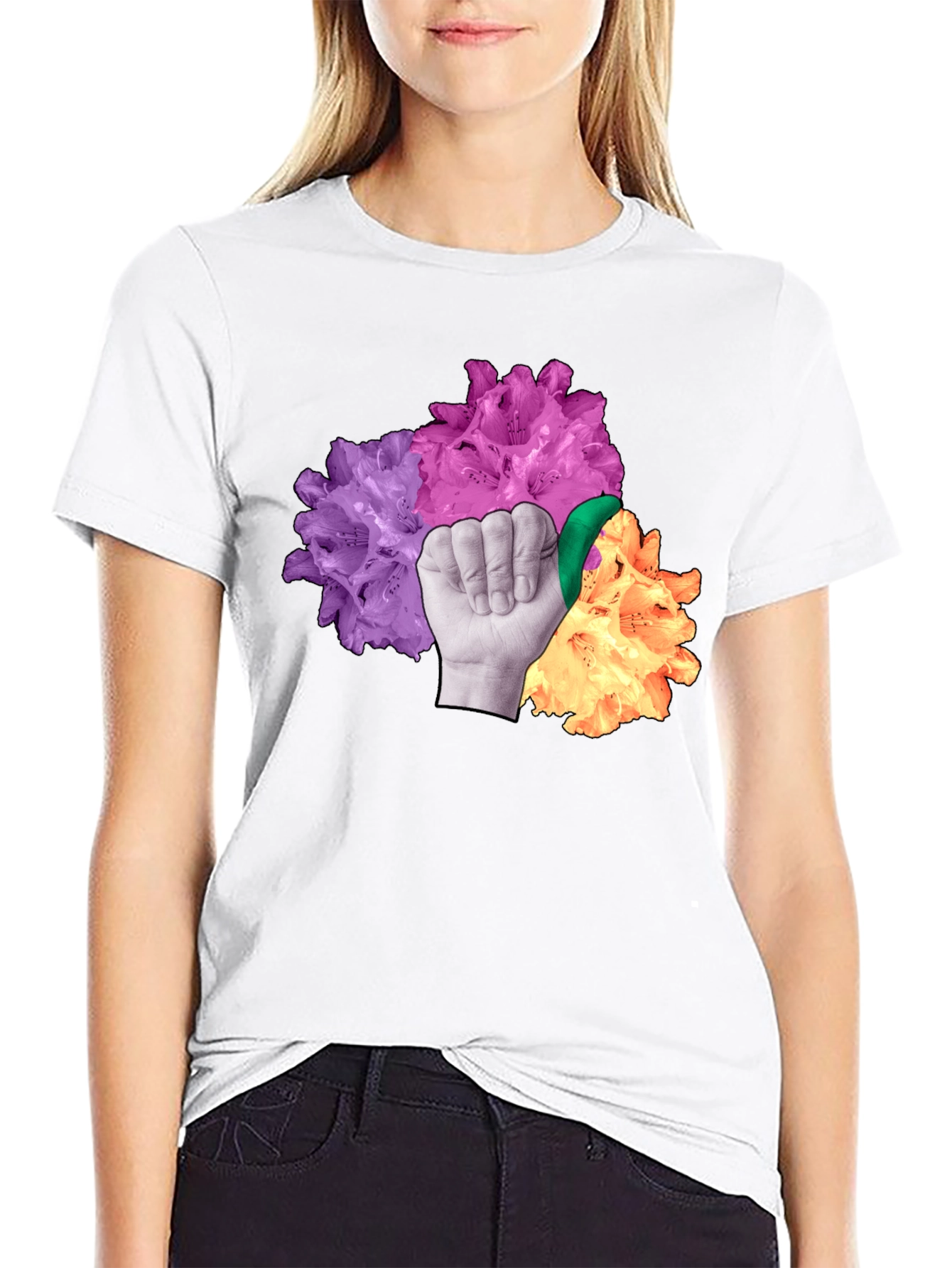 Floral Hand T-Shirt