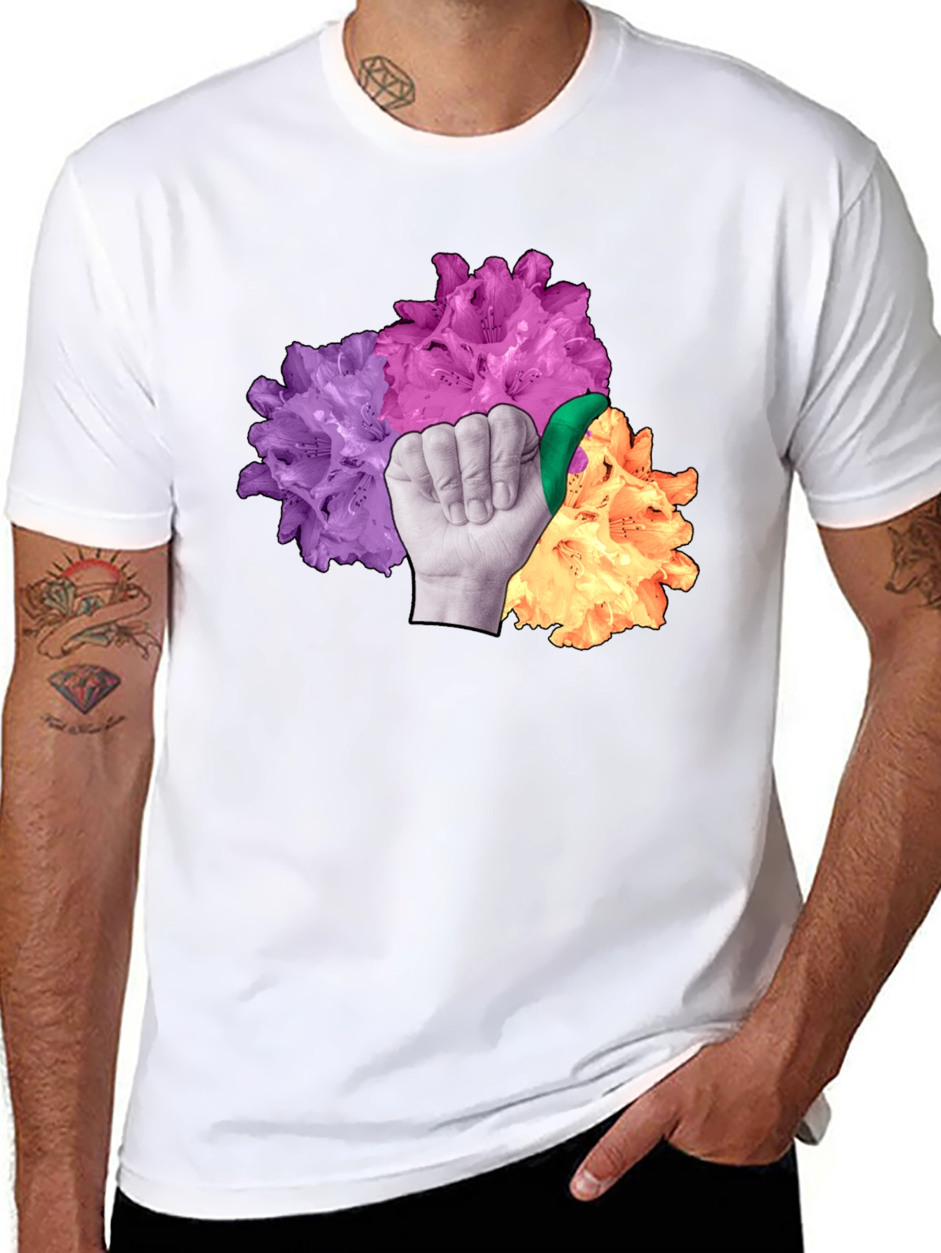 Floral Hand T-Shirt