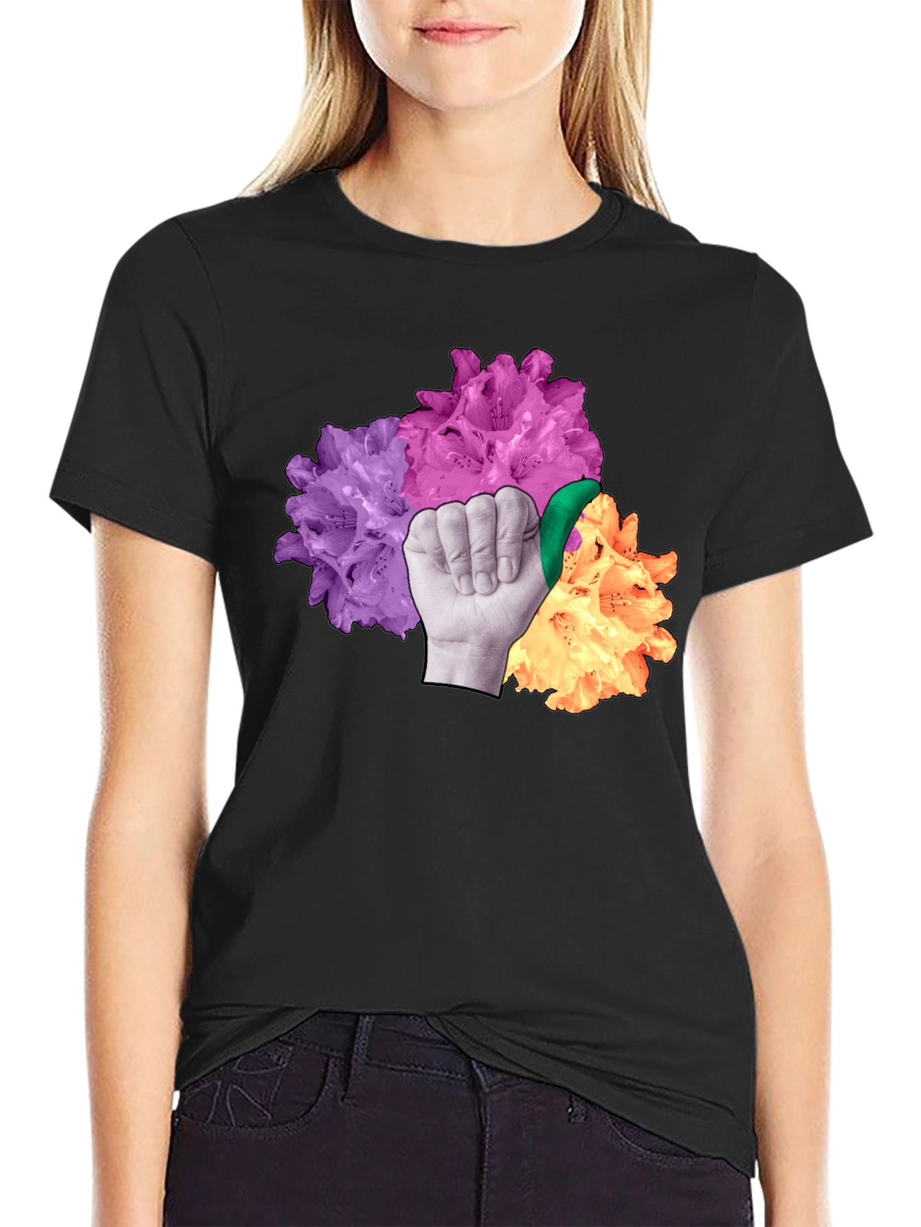 Floral Hand T-Shirt