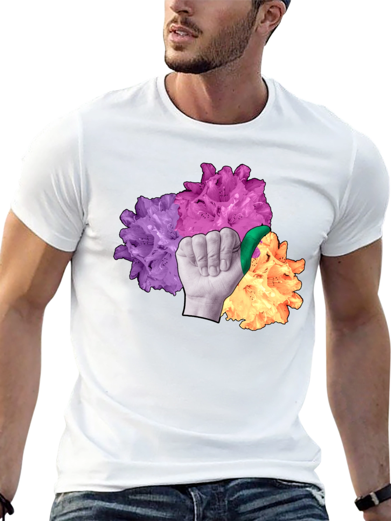 Floral Hand T-Shirt