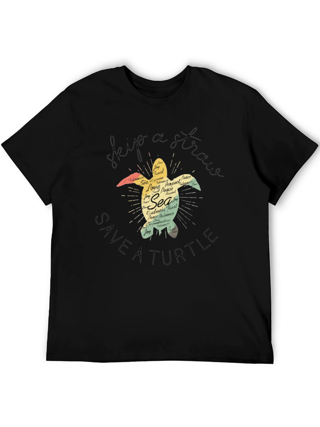Skip A Straw Save A Turtle T-Shirt