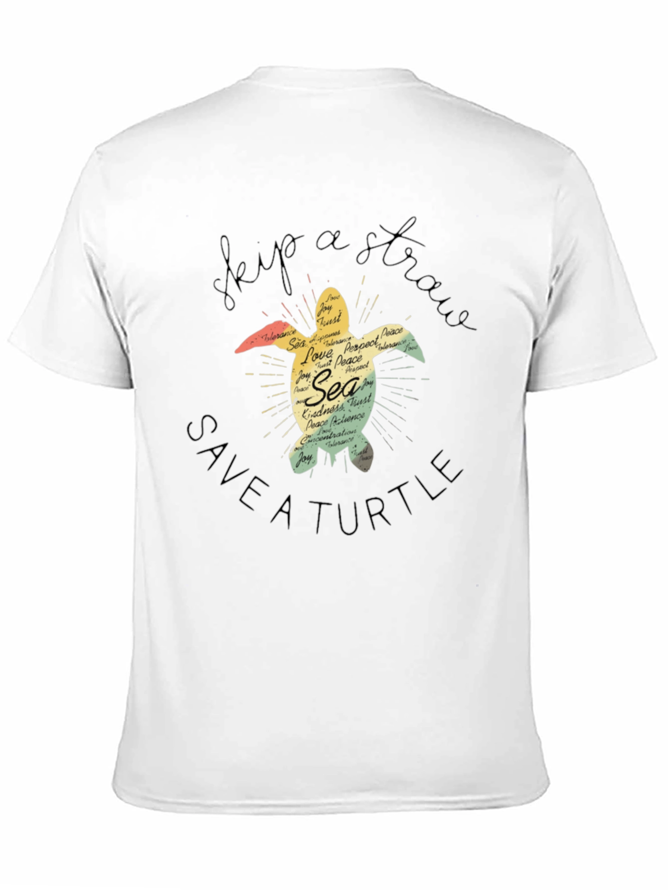 Skip A Straw Save A Turtle T-Shirt